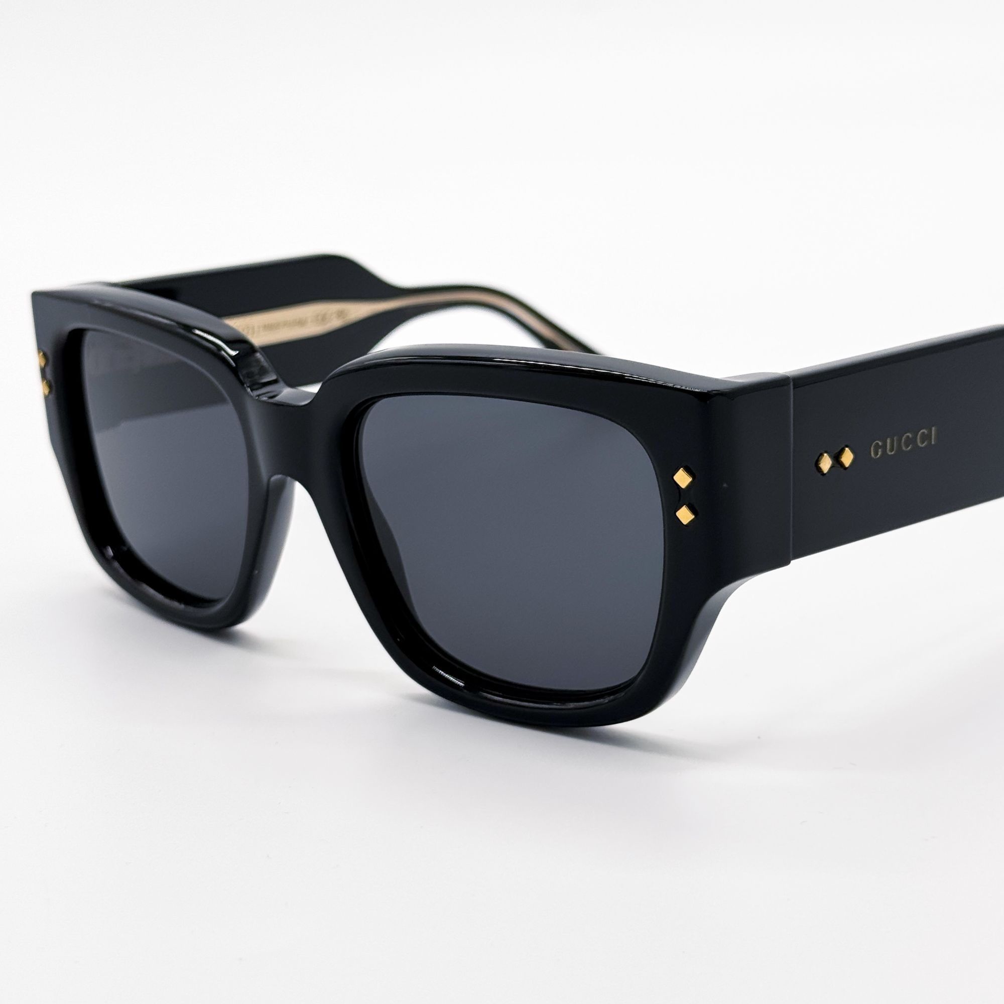 Gucci NEW GUCCI GG1261S 001 SUNGLASSES UNISEX BLACK/GRAY EYEWEAR Size ONE SIZE - 8 Thumbnail