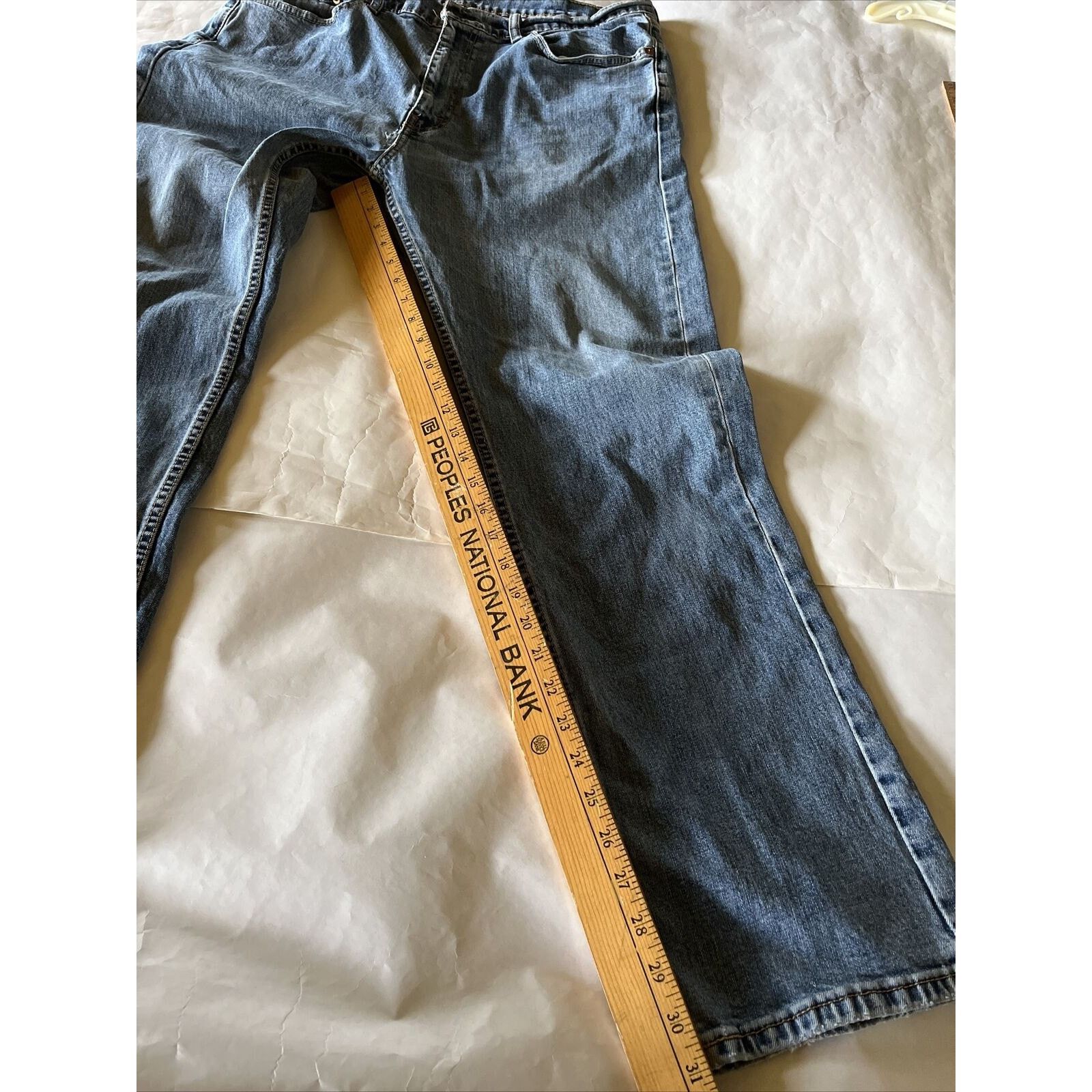 Levi's Levis 505 Mens 38x32 Blue Y2K Denim Jeans Cotton Medium Wash Size US 38 / EU 54 - 6 Thumbnail