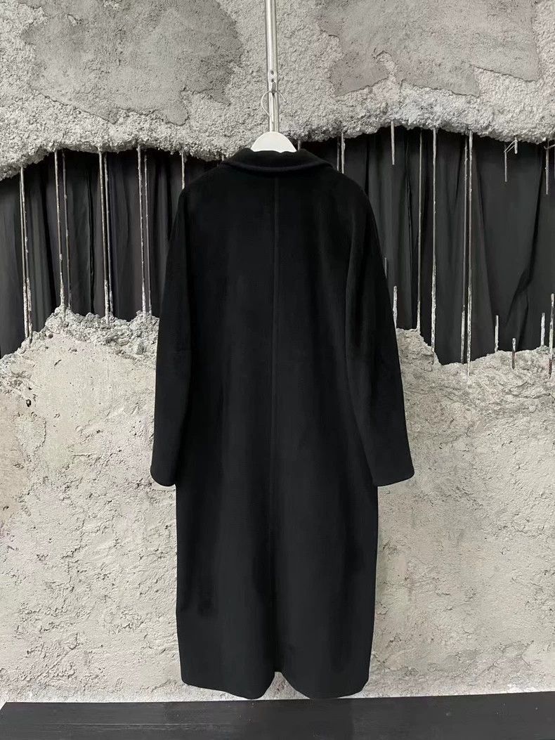 Missing Since Thursday MaxMara 101801 Black Wool Coat-2508 Size US M / EU 48-50 / 2 - 3 Thumbnail