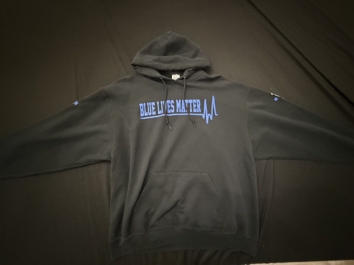 Jerzees blue lives matter sweatshirt size 2 XL Size US XXL / EU 58 / 5 - 1 Thumbnail
