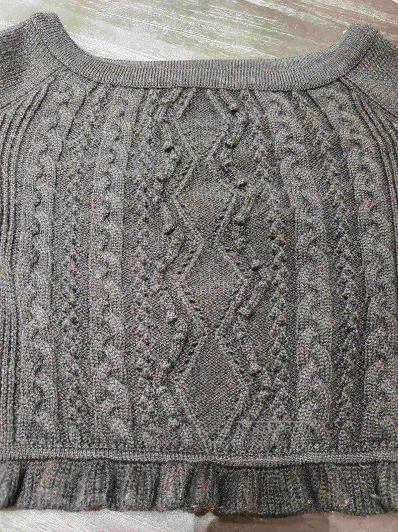 Valentino Valentino Cable knit puff sleeve sweater Size S / US 4 / IT 40 - 6 Thumbnail
