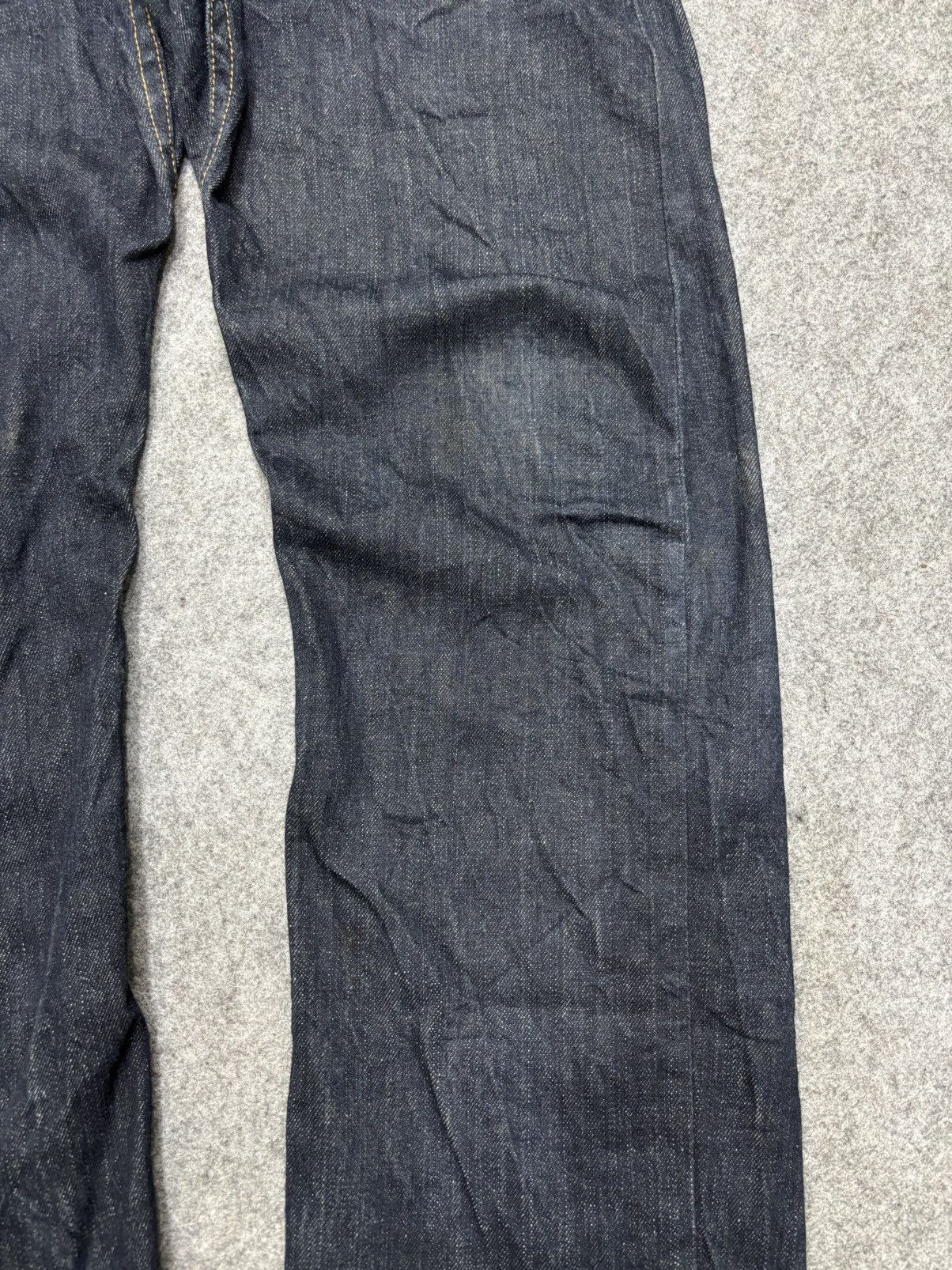 Japanese Brand 💥Double Waist+Twisted Leg💥Dominate Zipper Denim F646 Size US 33 - 5 Thumbnail
