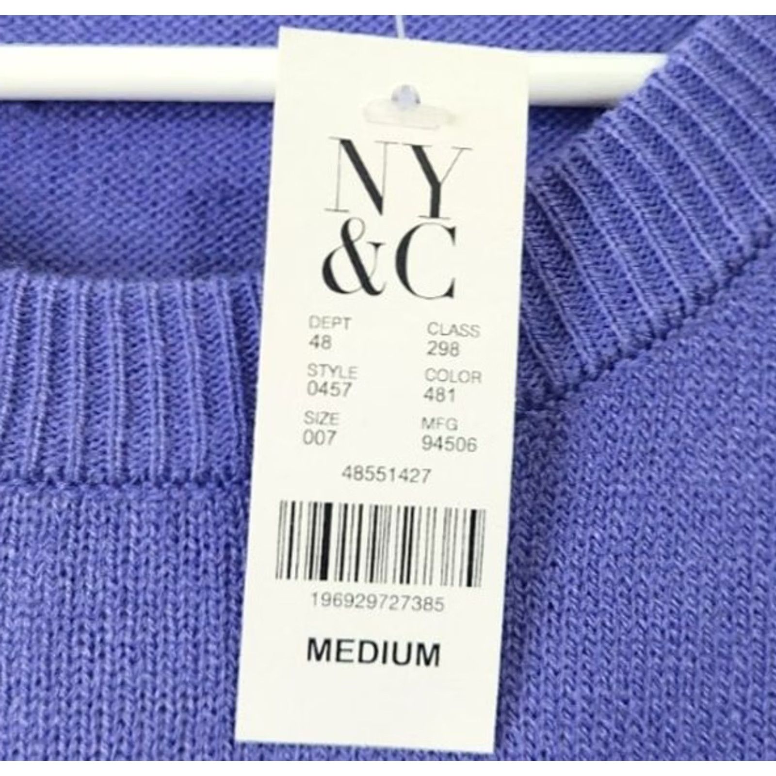 Vintage NY&Co Womens Sweater NY&Co Shirt? Size M / US 6-8 / IT 42-44 - 4 Thumbnail