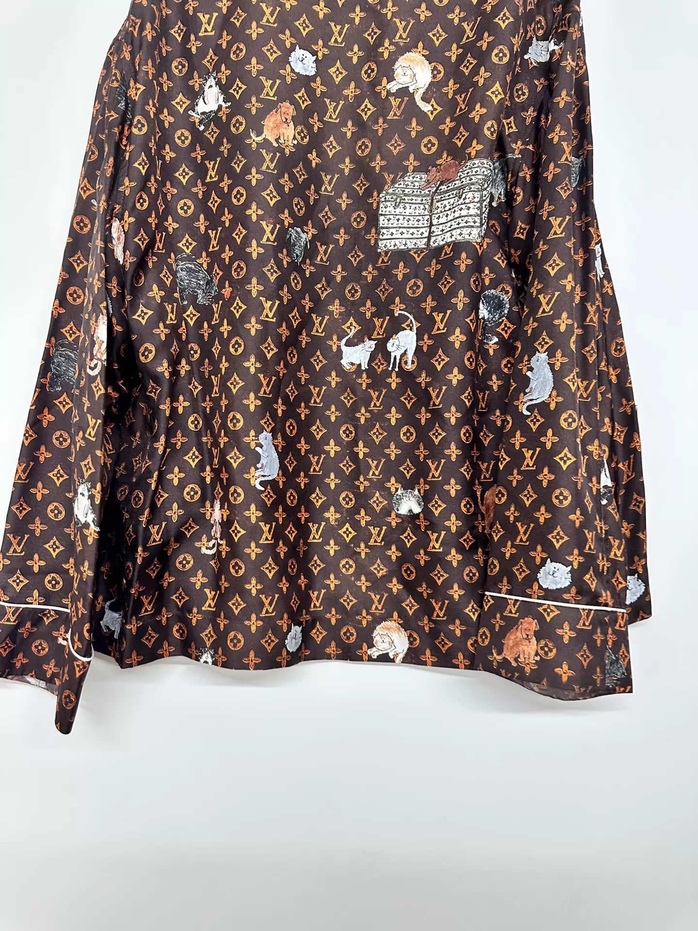Louis Vuitton Louis Vuitton All Over Print Shirt 36 Size XS / US 0-2 / IT 36-38 - 8 Thumbnail
