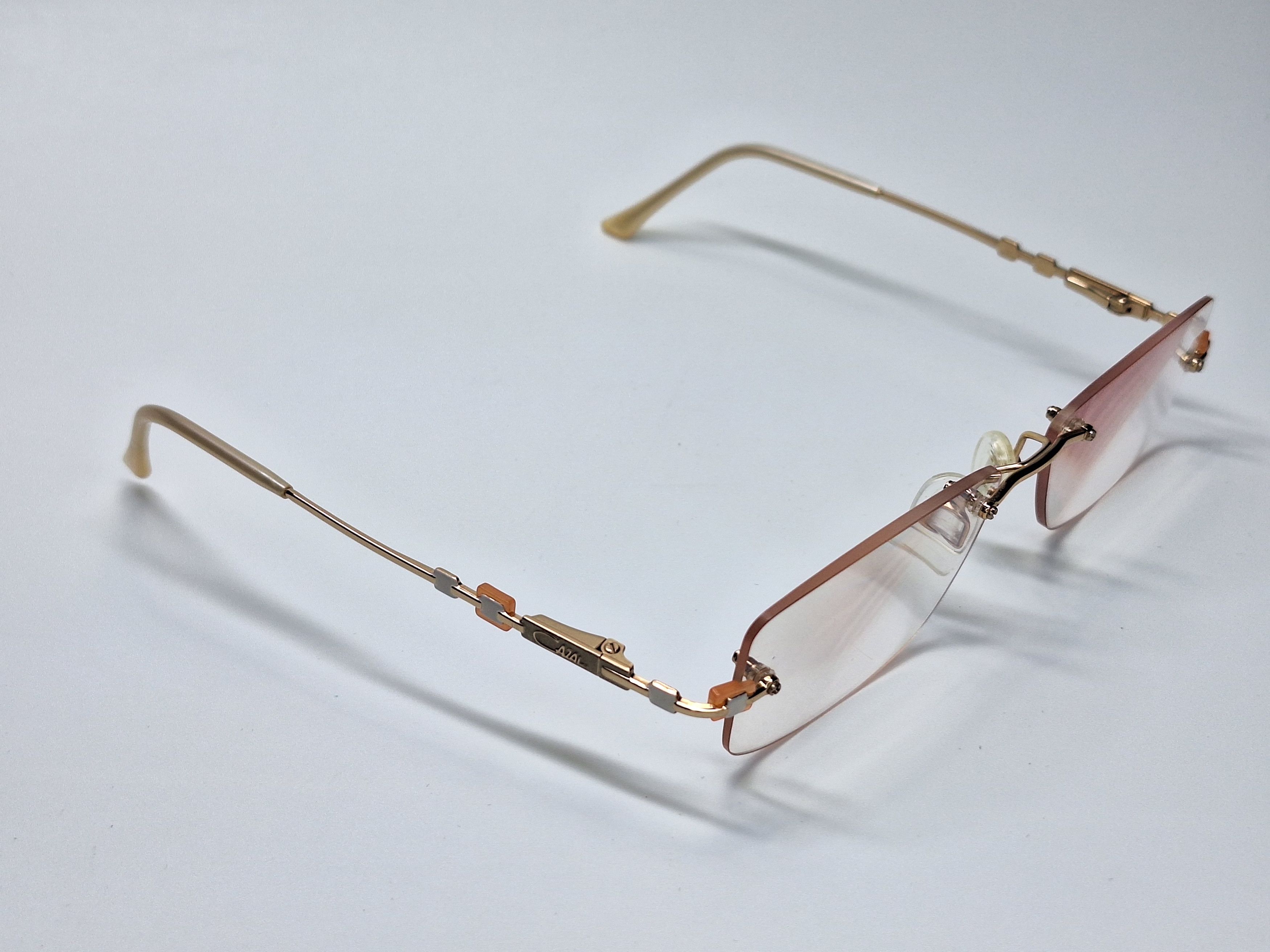 Cazal Vintage Cazal High-End Rimless Eyeglass Frame Luxury Rare Size ONE SIZE - 2 Thumbnail