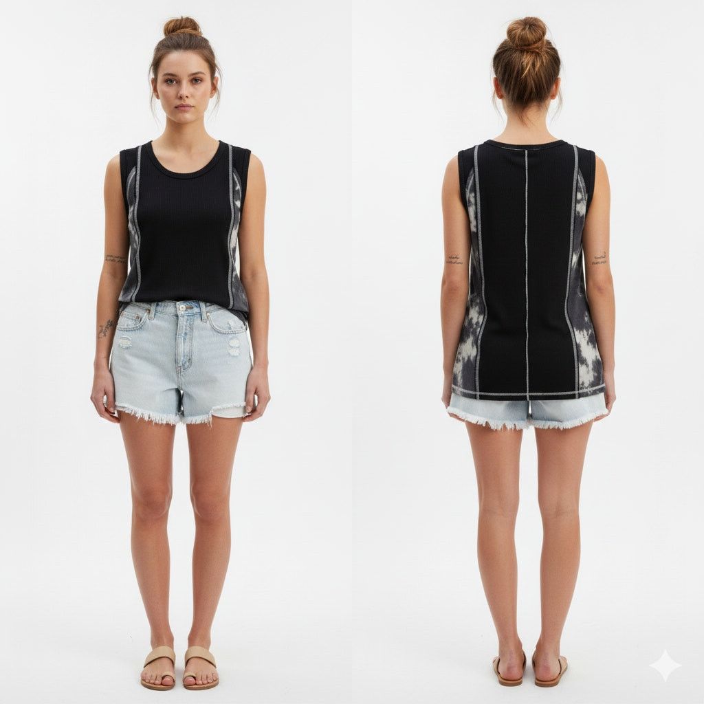 Other POL Textured Tank Top - NWOT Size S / US 4 / IT 40 - 1 Thumbnail