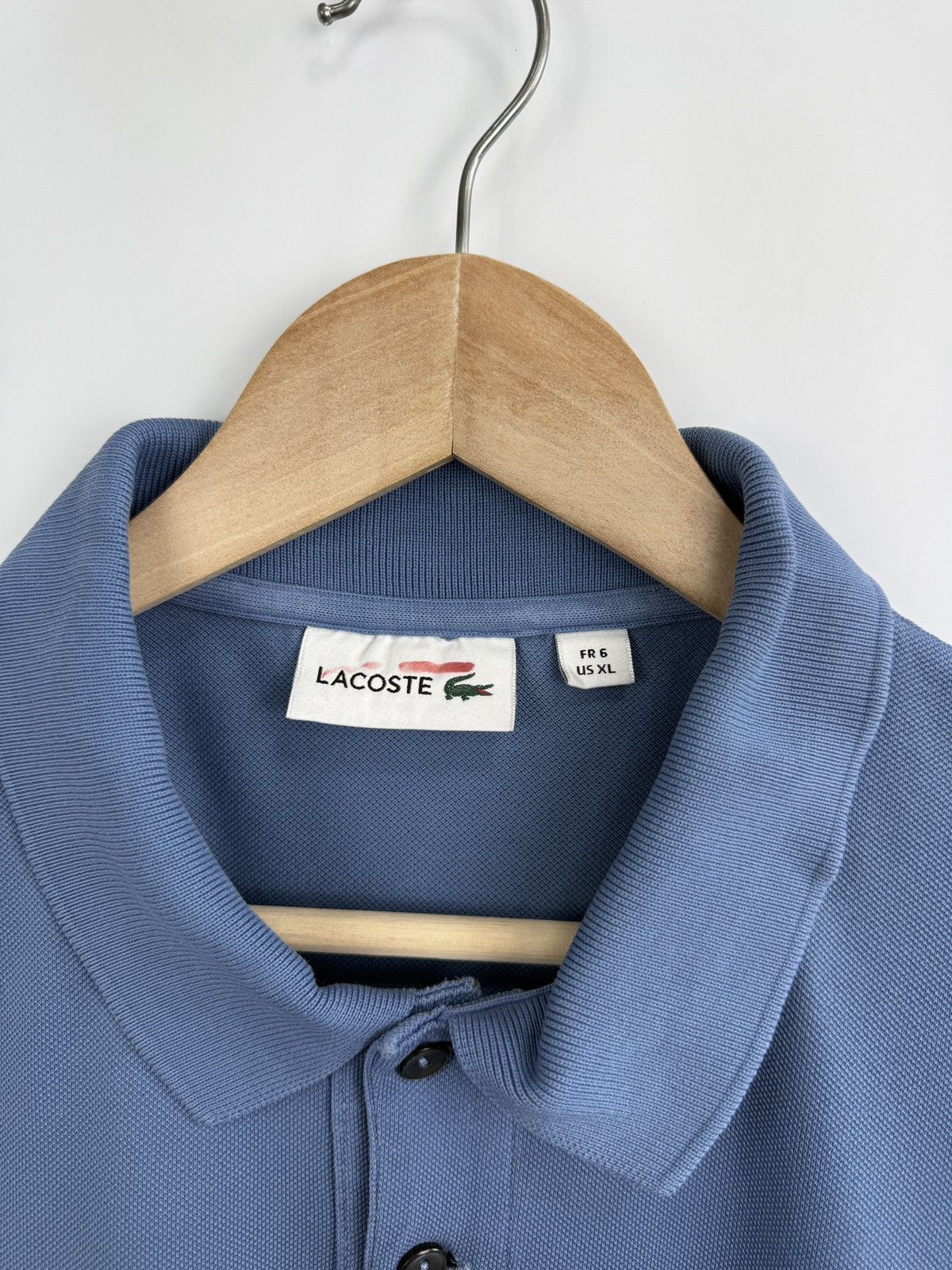 Lacoste 🇫🇷 Lacoste Classic Polo T-Shirt Made in France Retro Rare Size US XL / EU 56 / 4 - 6 Thumbnail