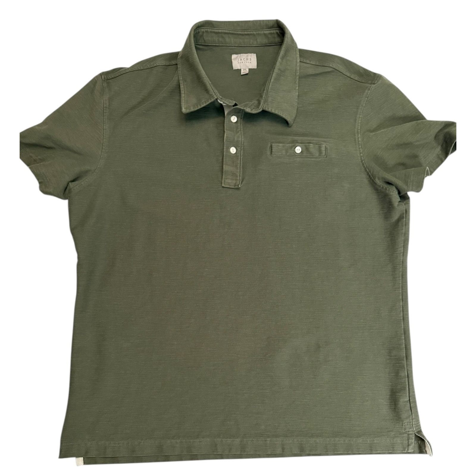 JACHS NY JACHS New York Men’s 2XL Polo Shirt Olive Green Casual Wear Size US XXL / EU 58 / 5 - 7 Thumbnail