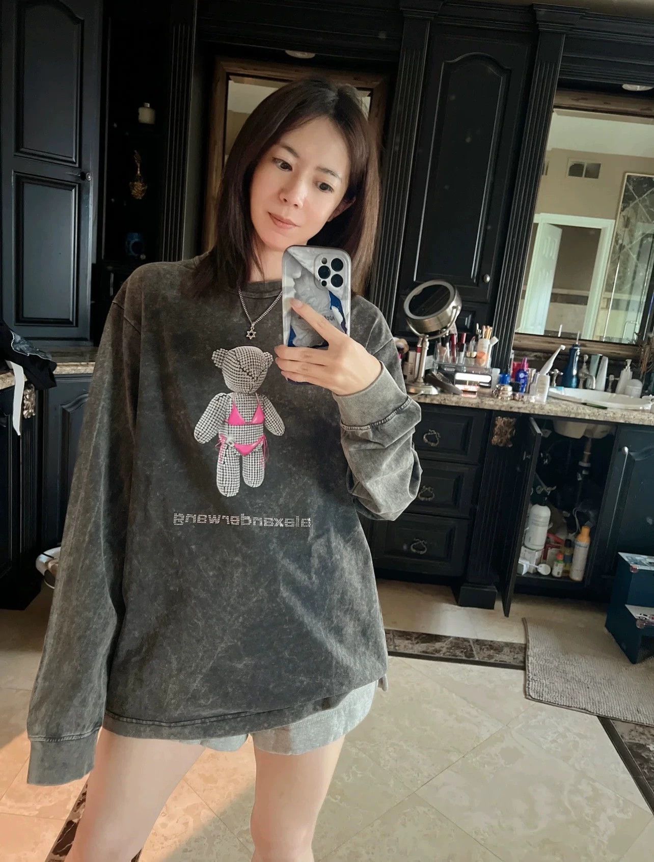 Other ALEX WANG distressed bear print longsleeve sweatshirt Size M / US 6-8 / IT 42-44 - 6 Thumbnail