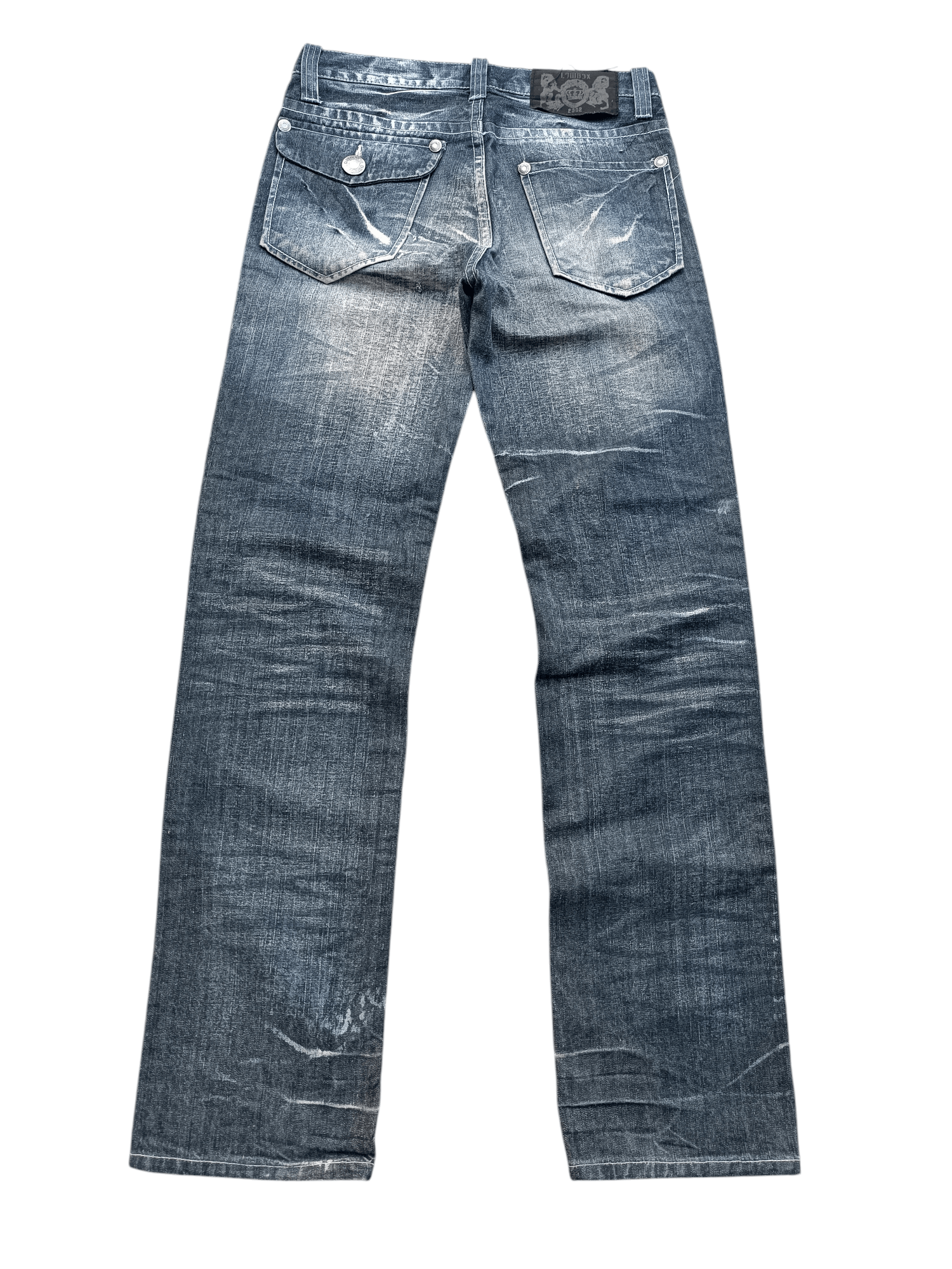 Japanese Brand RARE 🇯🇵 LOWBOX 🇯🇵 Seditionaries Acid Wash Whiskers Jeans Size US 30 / EU 46 - 9 Thumbnail
