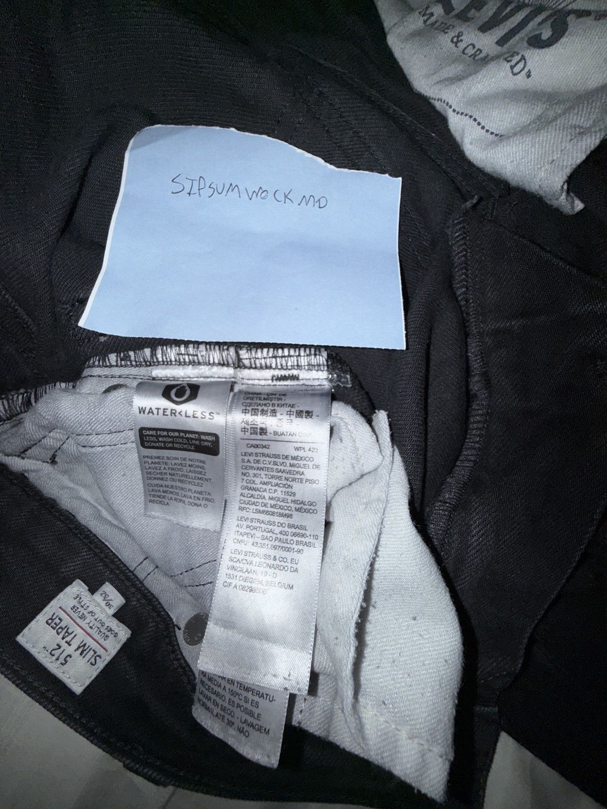 Levi's Made & Crafted LEVIS MADE AND CRAFTED 512 SLIM TAPER DENIM Size US 30 / EU 46 - 11 Thumbnail