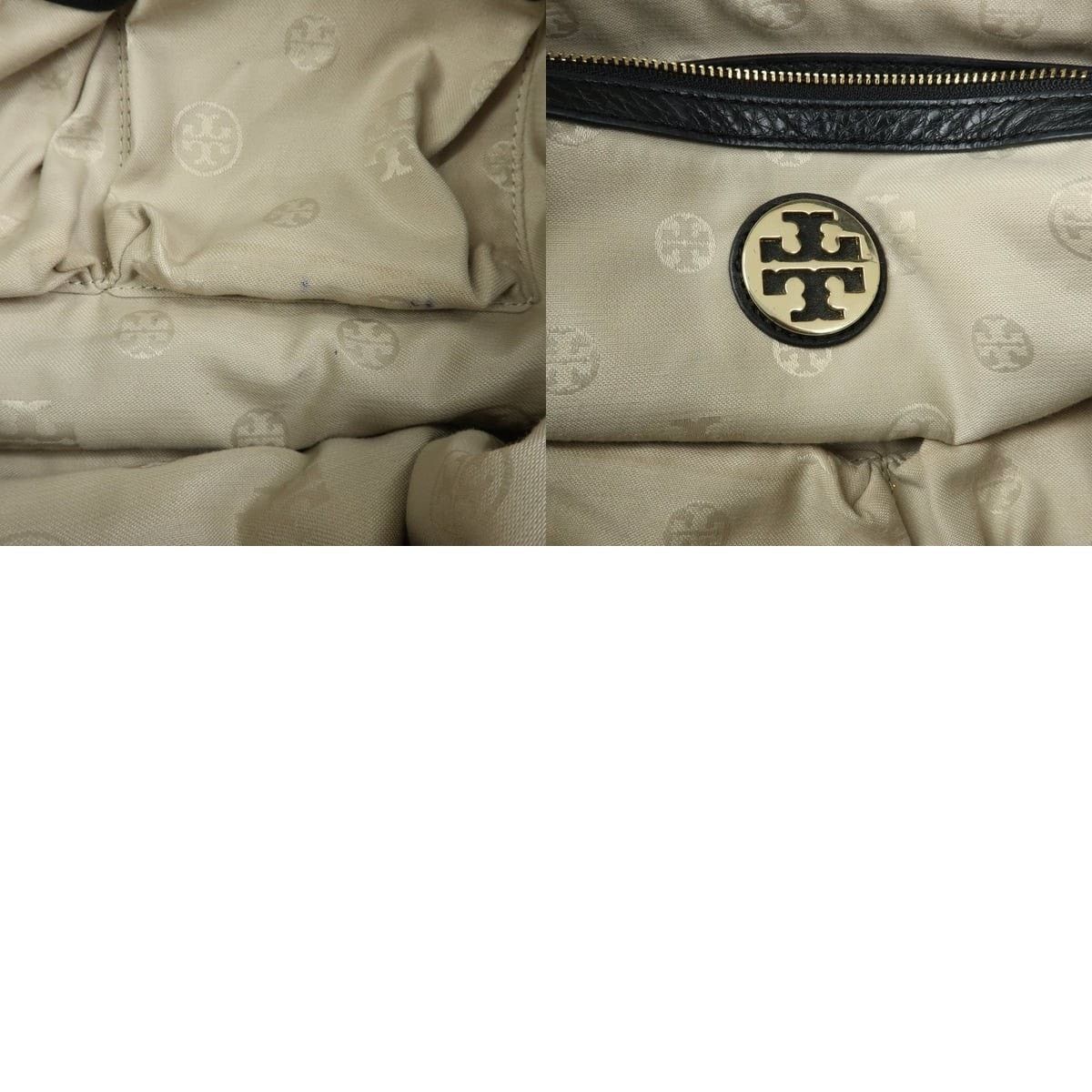 Tory Burch Tory Burch Amanda Leather Satchel Black Size ONE SIZE - 8 Thumbnail