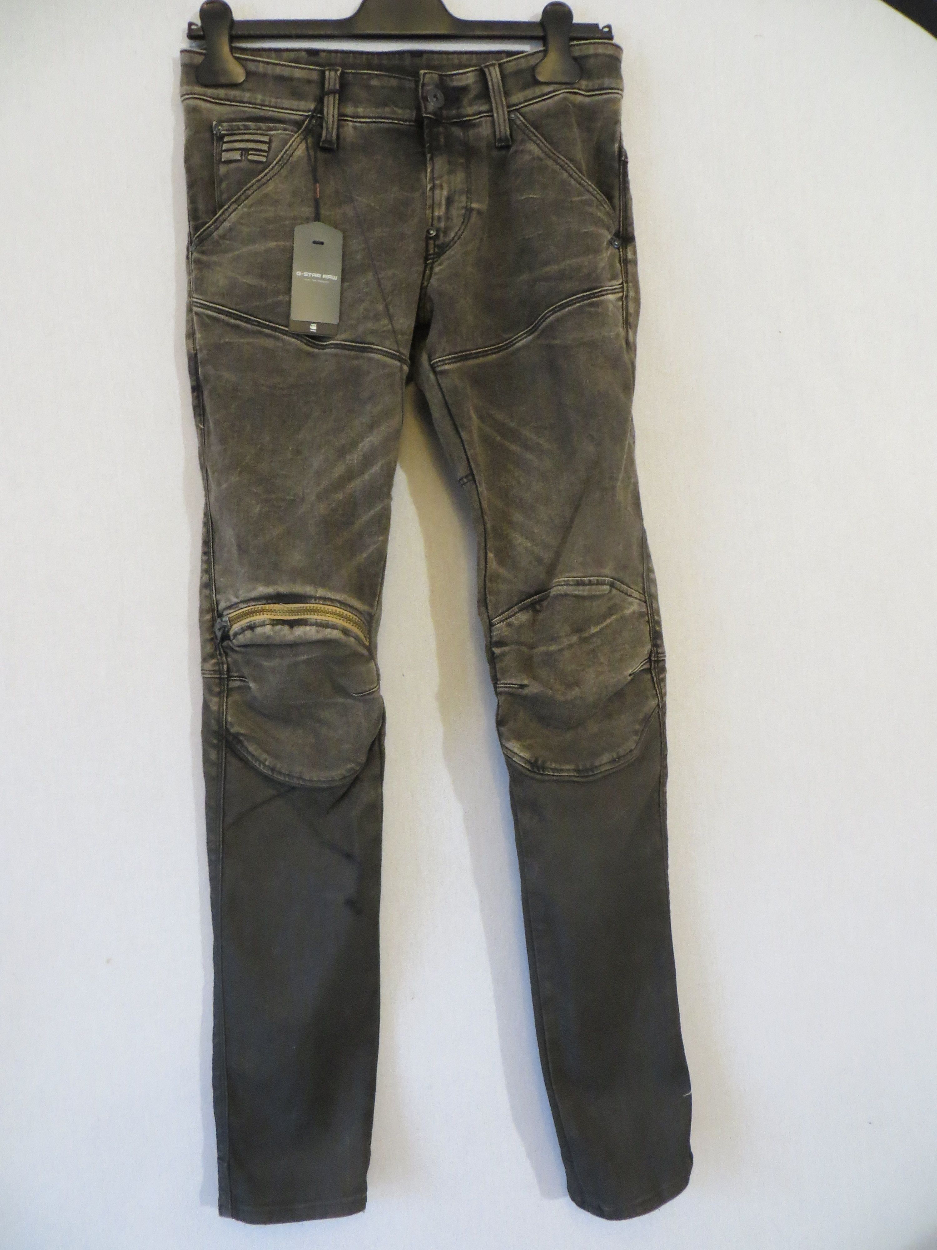 G-Star 5620 3D ZIP KNEE STRETCH JEANS Size US 27 - 1 Thumbnail