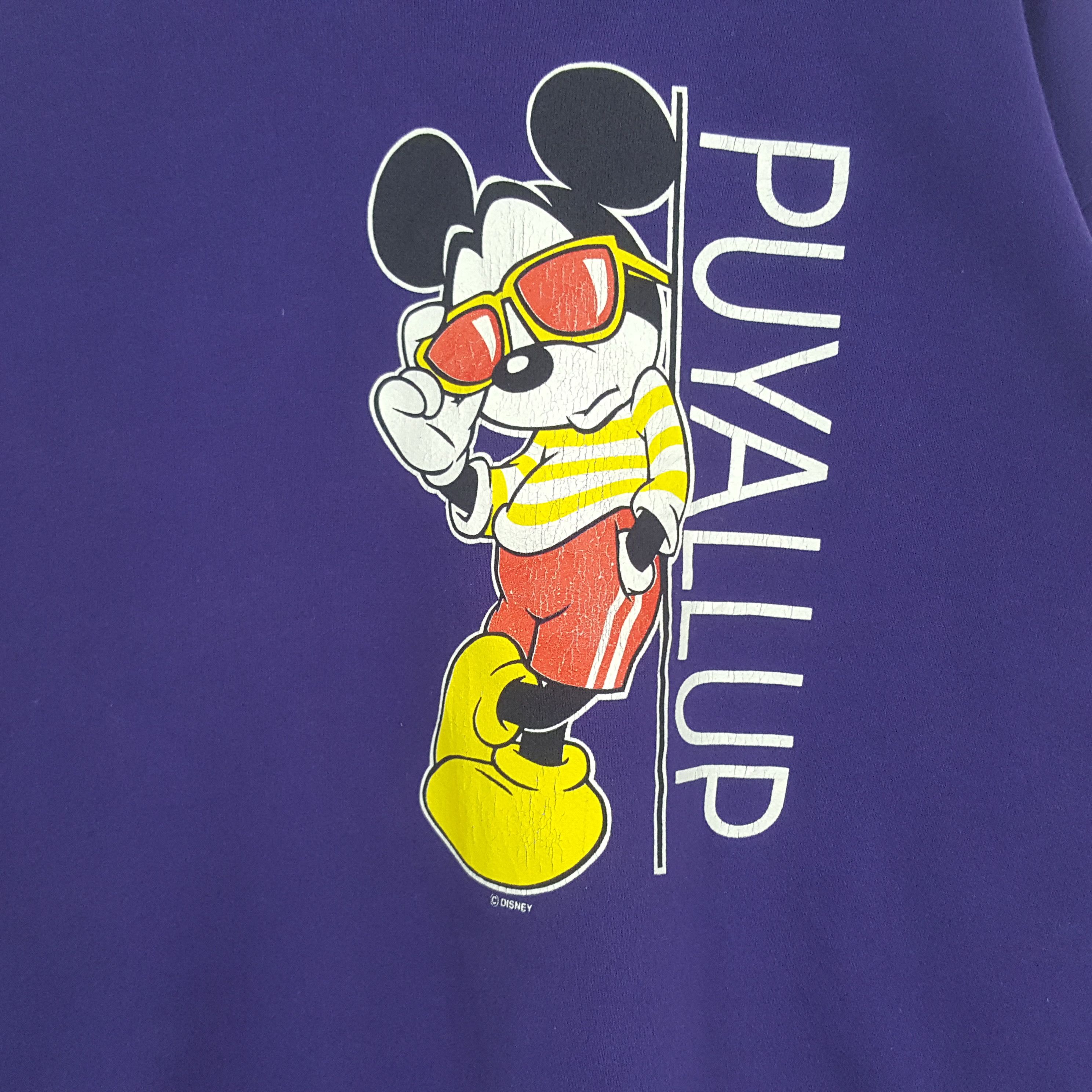 Disney × Mickey Mouse × Vintage Vintage 90's Puyallup Mickey Mouse DISNEYSweatshirt Size US L / EU 52-54 / 3 - 2 Thumbnail