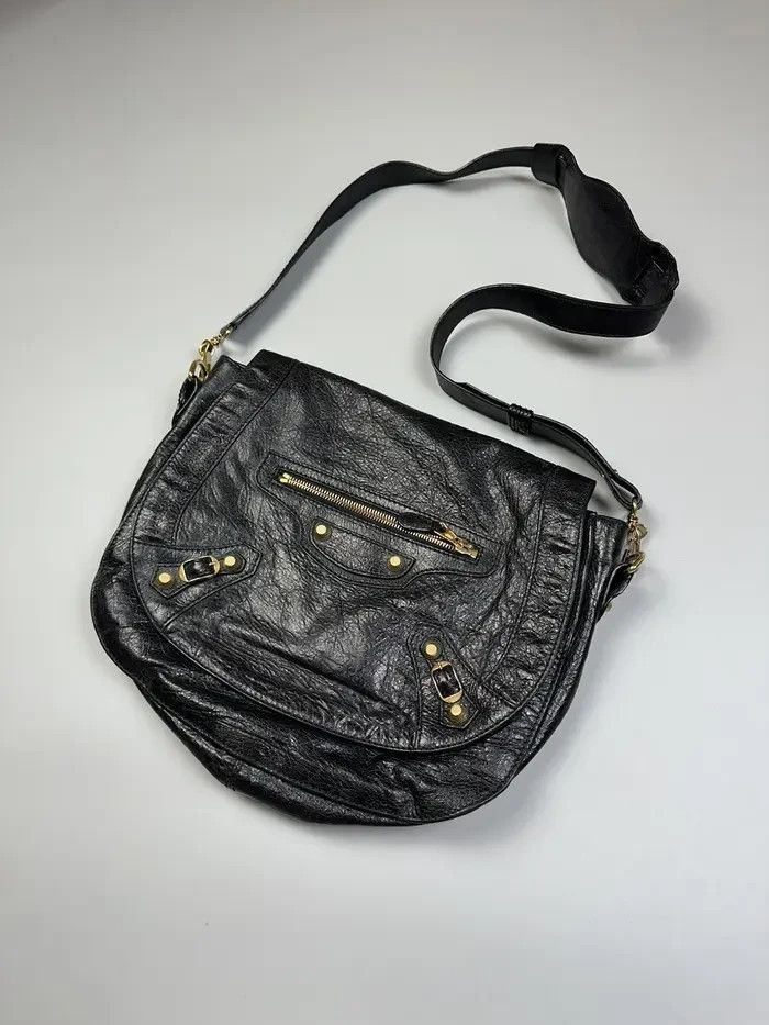 Balenciaga Balenciaga Leather Crossbody Bag Golden Hardware UNISEX Size ONE SIZE - 1 Thumbnail