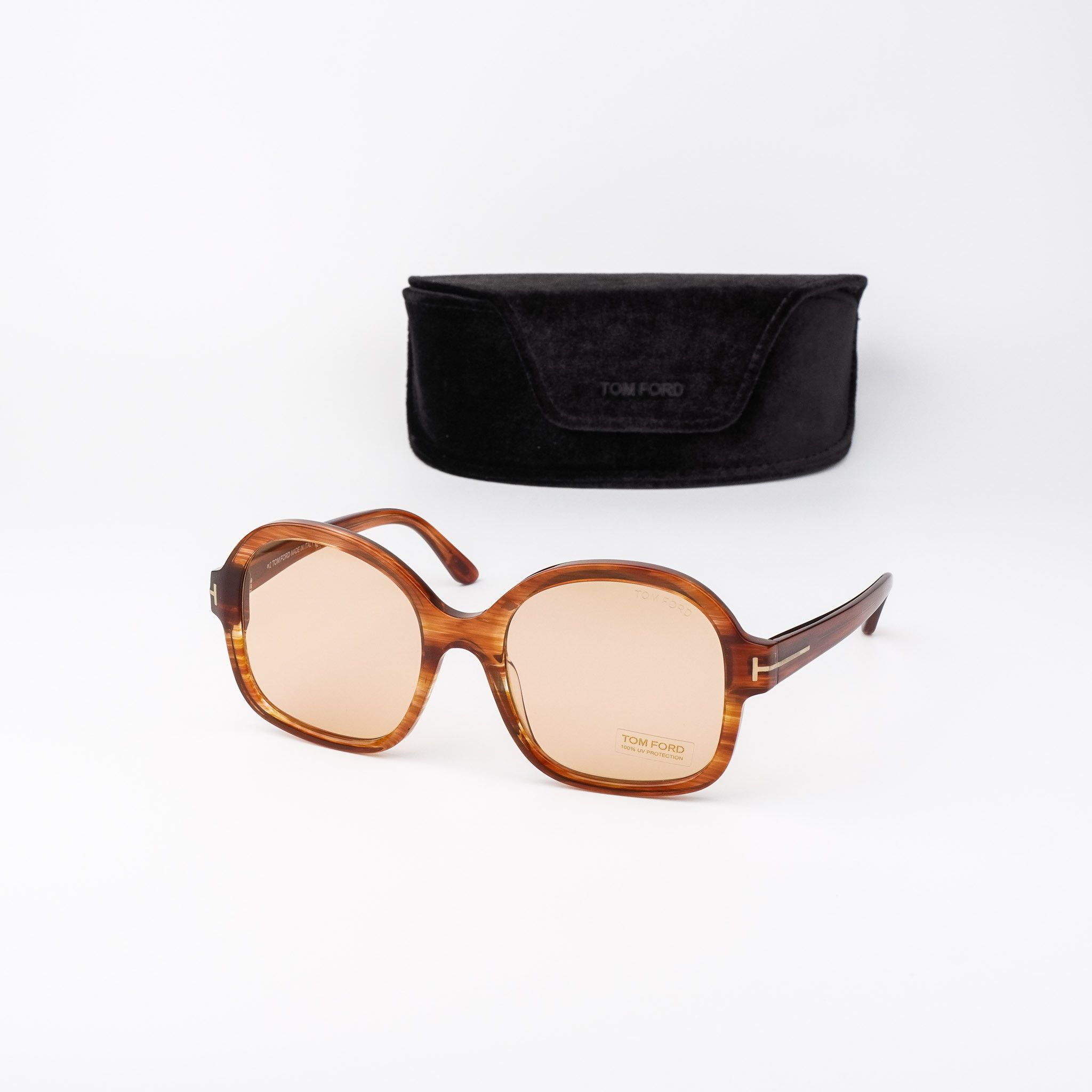 Tom Ford Tom Ford HANLEY Women Sunglasses FT1034/S 45E NEW AUTHENTIC Size ONE SIZE - 1 Thumbnail
