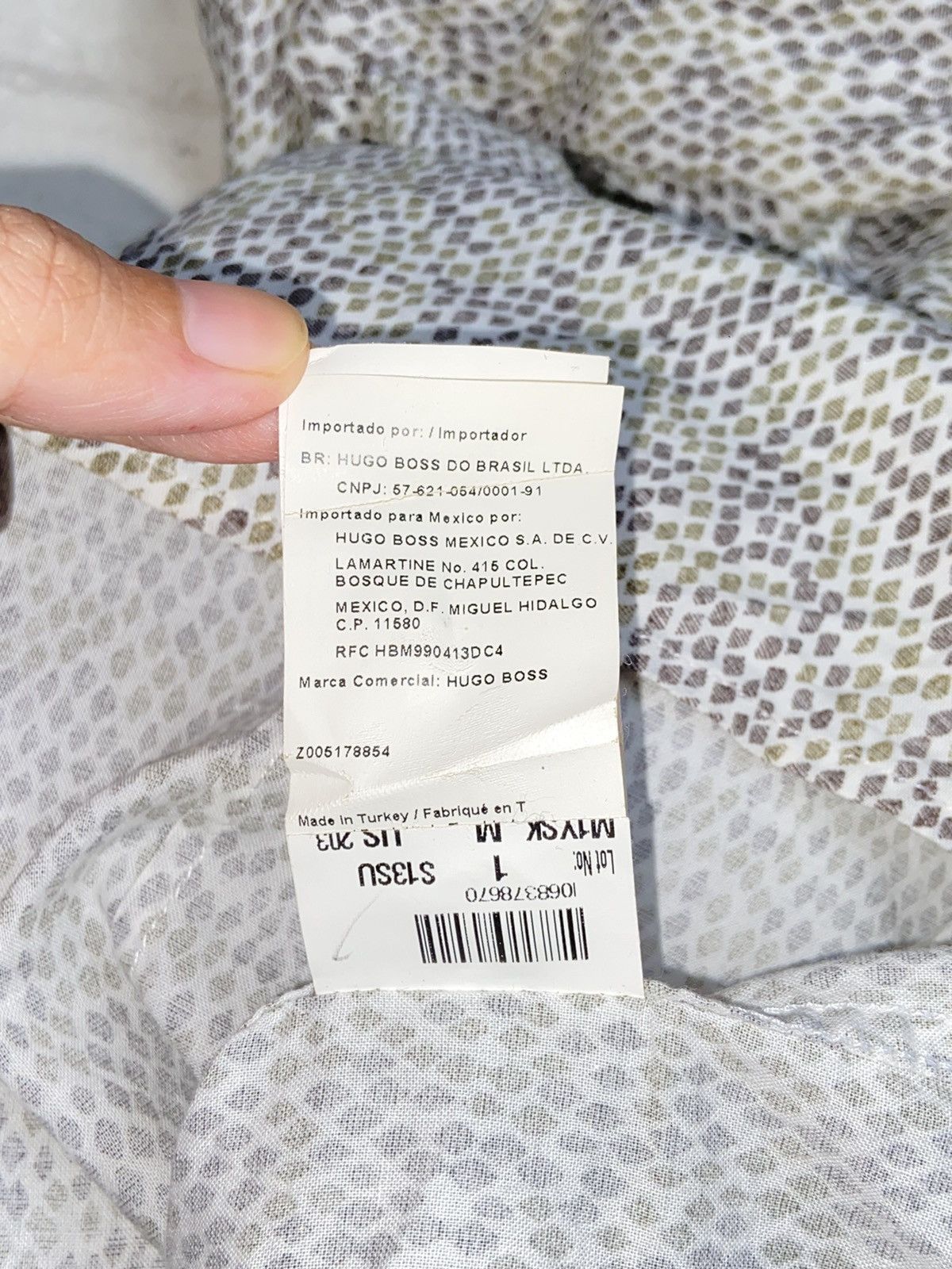 Hugo Boss BOSS HUGO BOSS Motive Shirt Size US M / EU 48-50 / 2 - 16 Thumbnail