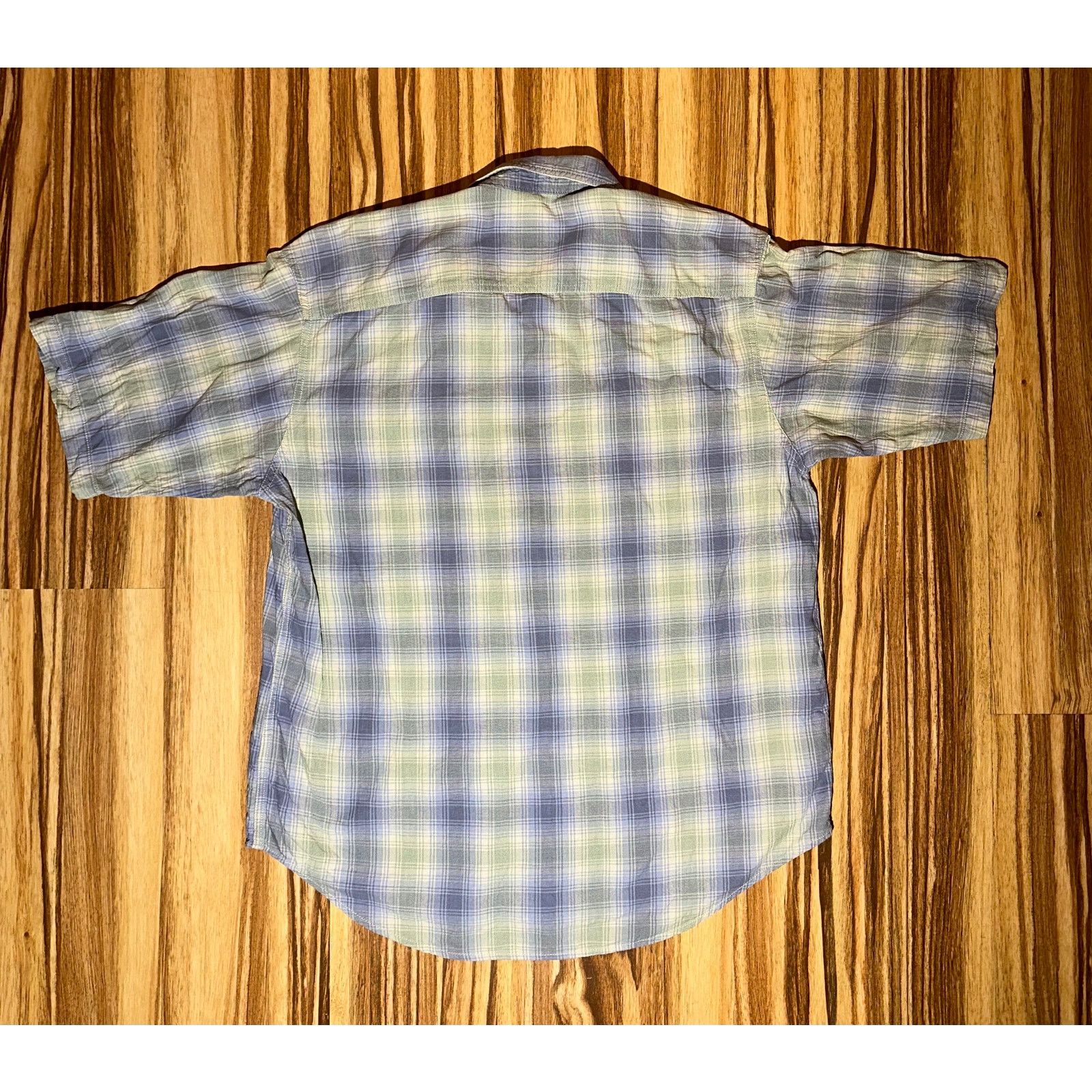 & Other Stories Calvin Klein Jeans Green With Gray Flannel Shirt Size XL Size US XL / EU 56 / 4 - 8 Thumbnail
