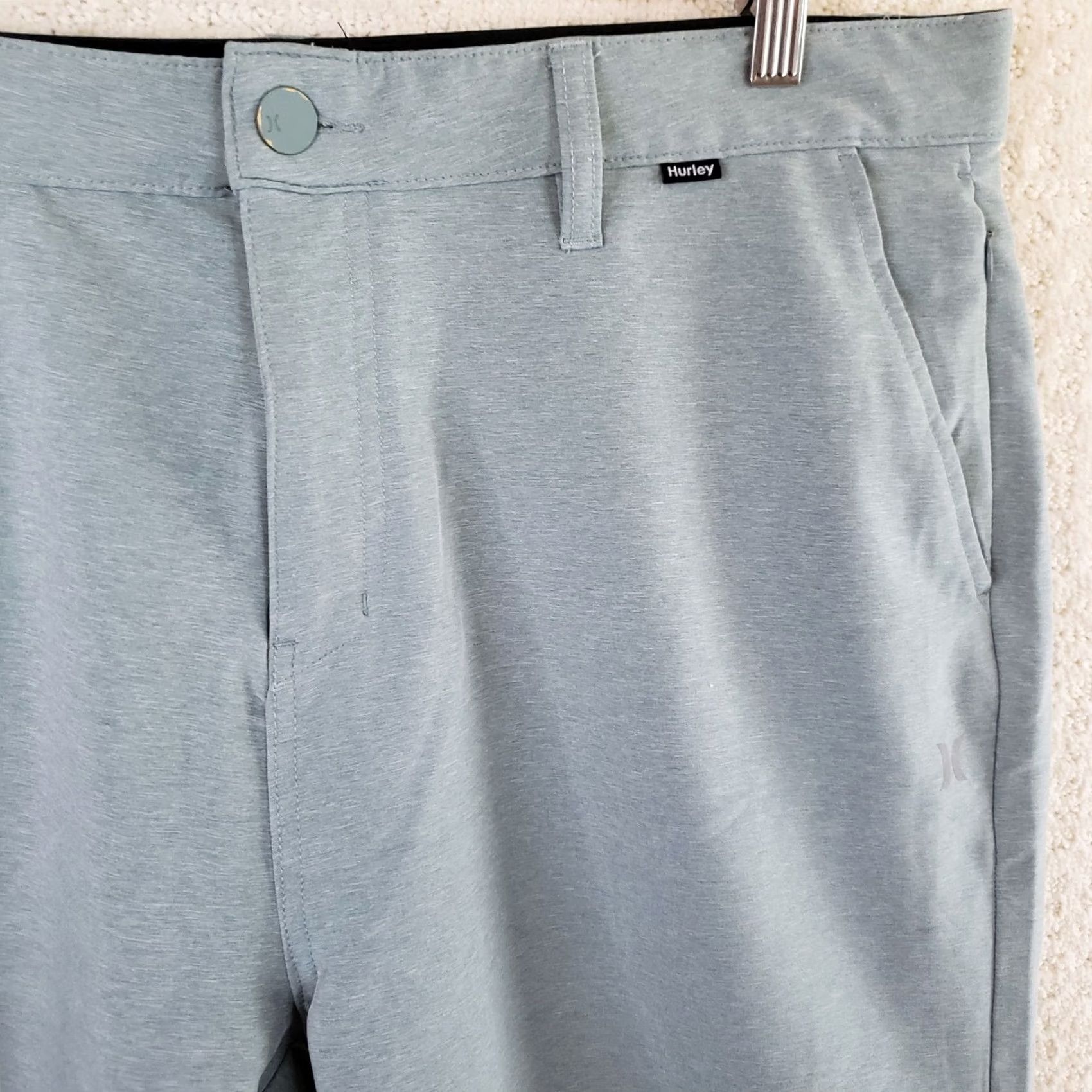 Hurley Hurley Golfing HYBRID Walkshorts Shorts Men's 36 x 10" Light Green Size US 36 / EU 52 - 3 Thumbnail