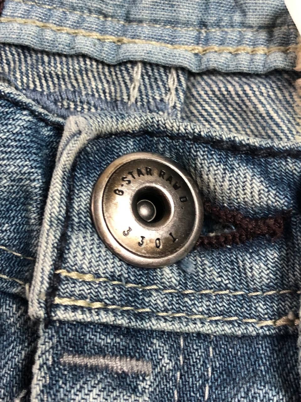 G-Star × Vintage Vintage Jeans Faded Wide Japanese Hype Size 24" / US 00 / IT 34 - 5 Thumbnail