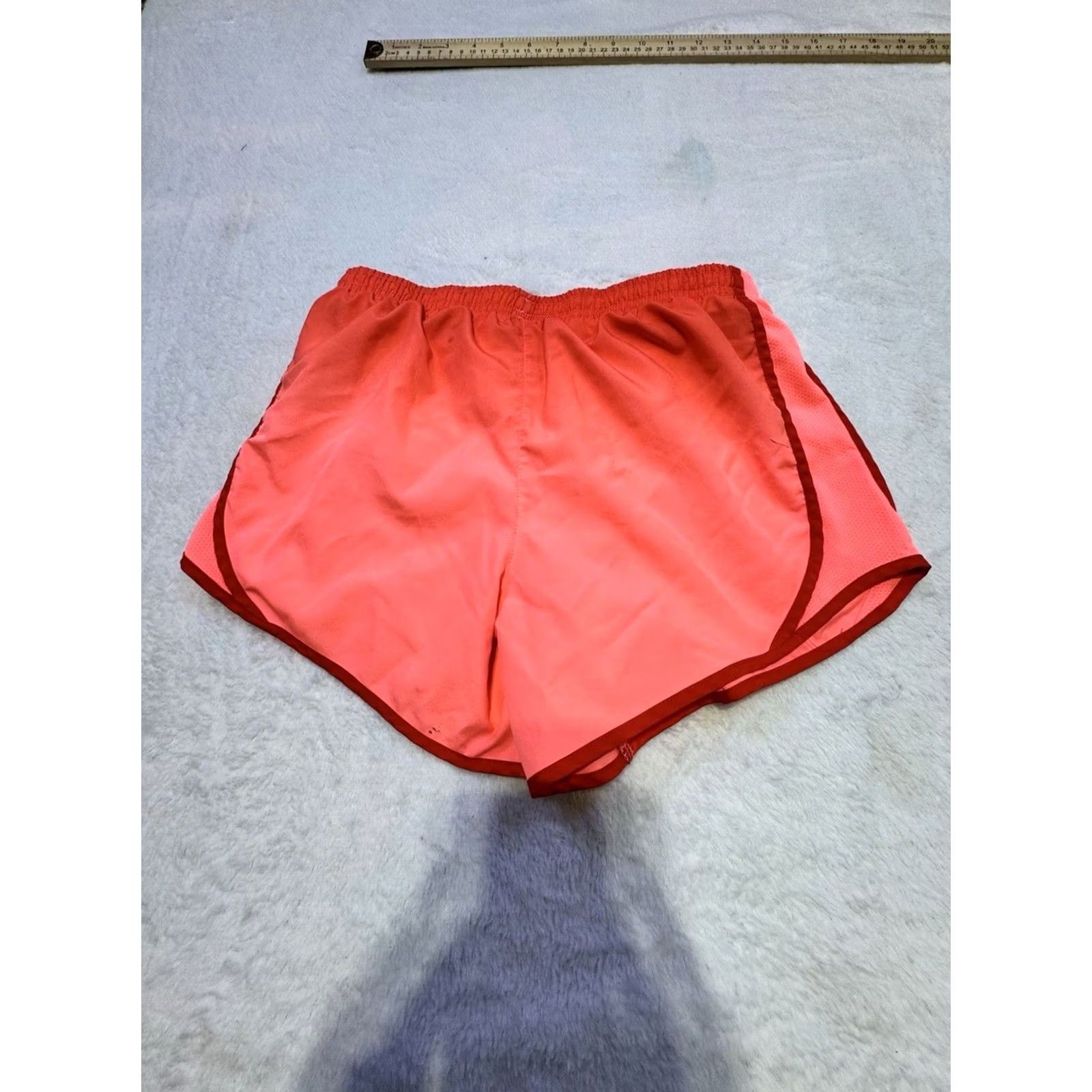 Nike Nike Shorts Women’s Large Ombré Orange Lined Dri-Fit Athletic Active Workout Run Size 32" / US 10 / IT 46 - 5 Thumbnail