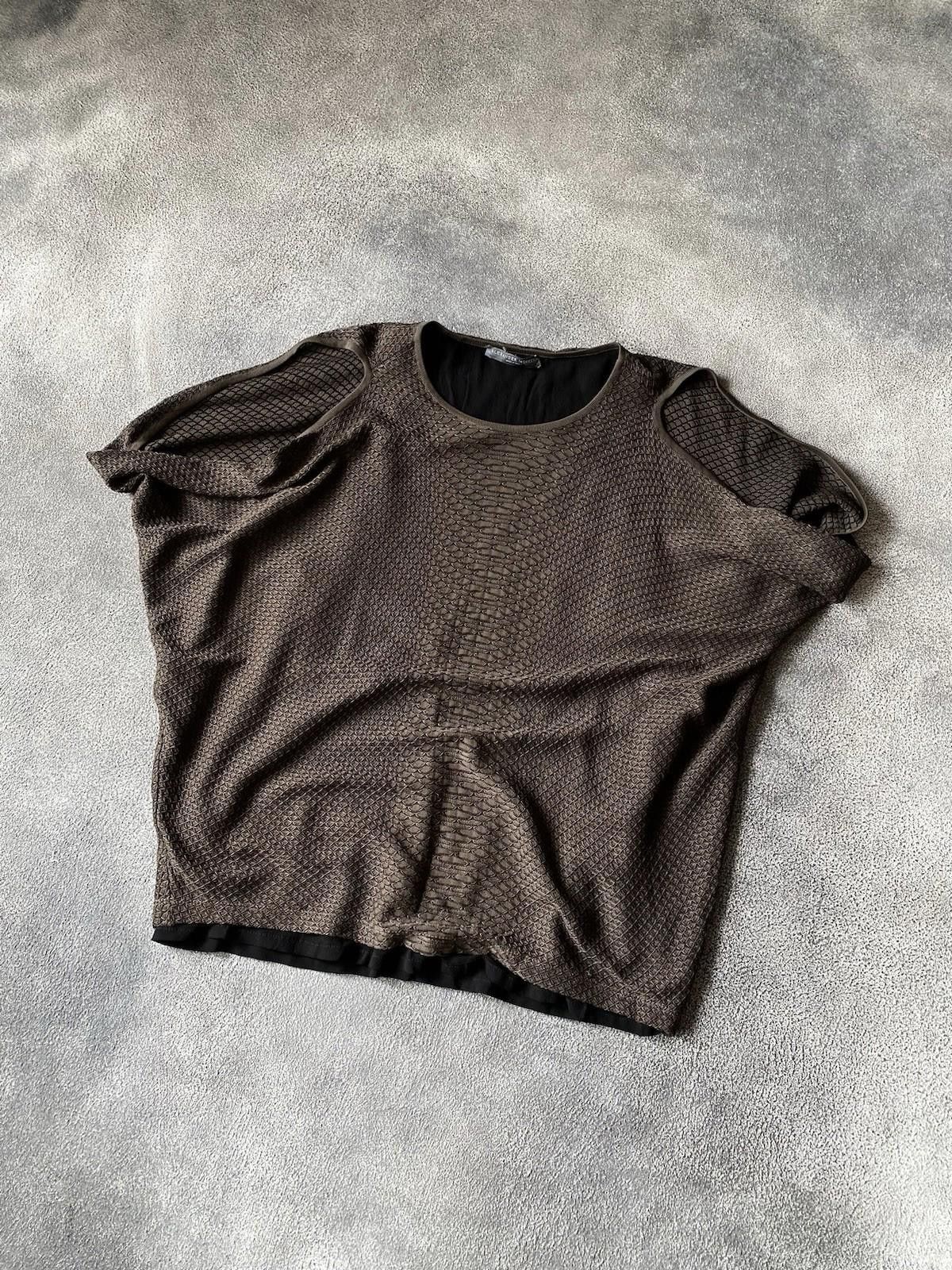 Alexander McQueen 2000`s Alexander McQueen Phyton Structure Suit Top / Skirt Size S / US 4 / IT 40 - 4 Thumbnail