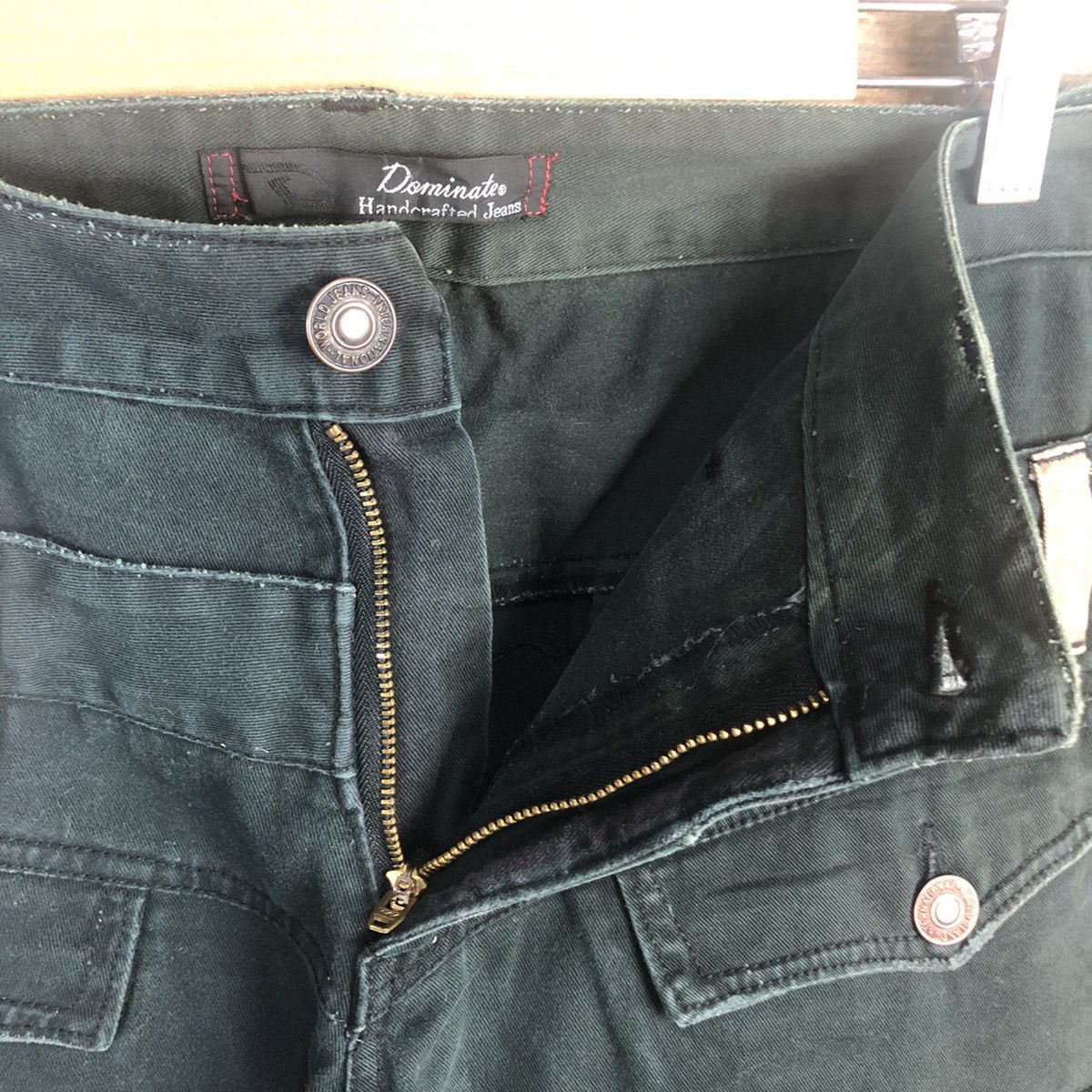 Japanese Brand DL Dominate seditonaries Black Cargo Multipocket Pants #C286 Size US 33 - 11 Thumbnail