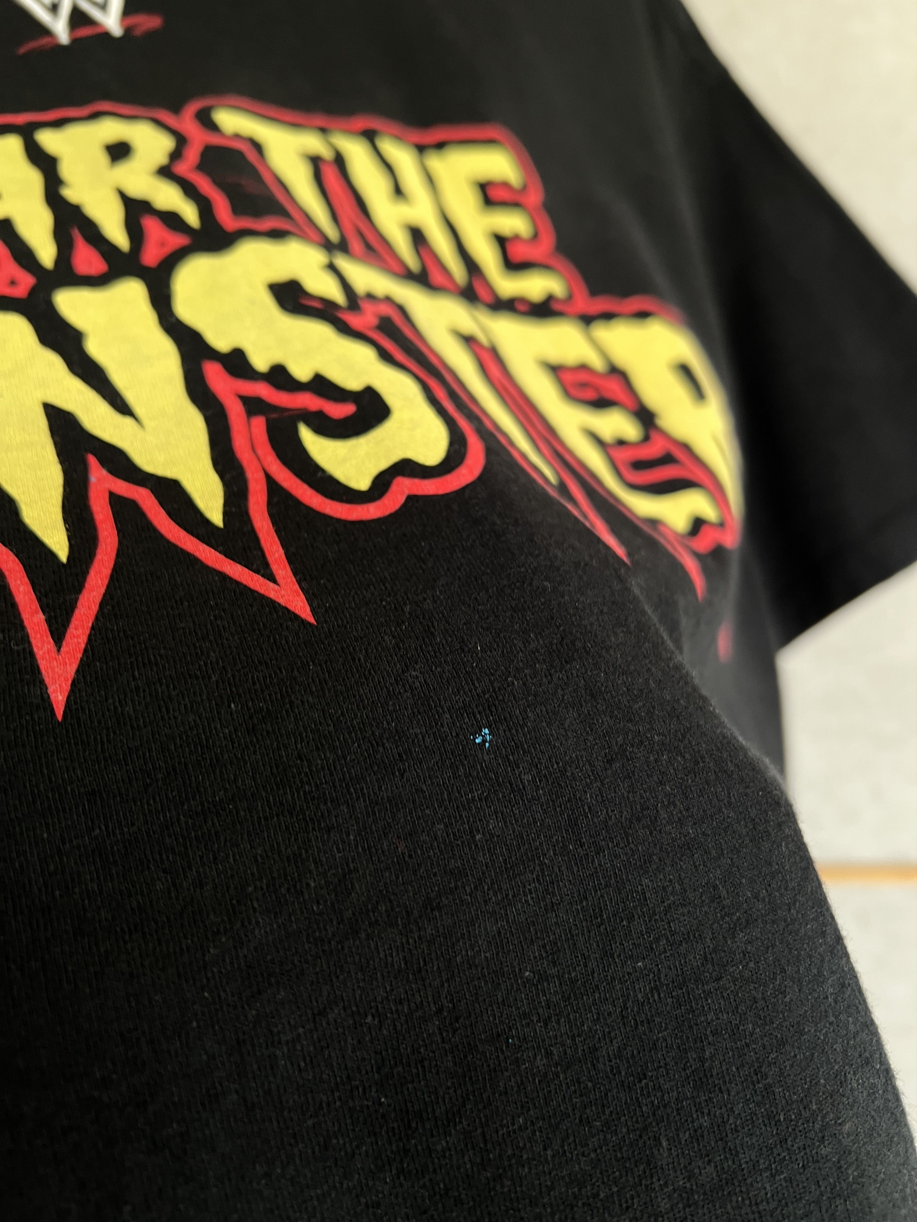 WWE Crazy! WWE Kane Wrestling VTG 2007 big face printed t shirt Size US L / EU 52-54 / 3 - 8 Thumbnail