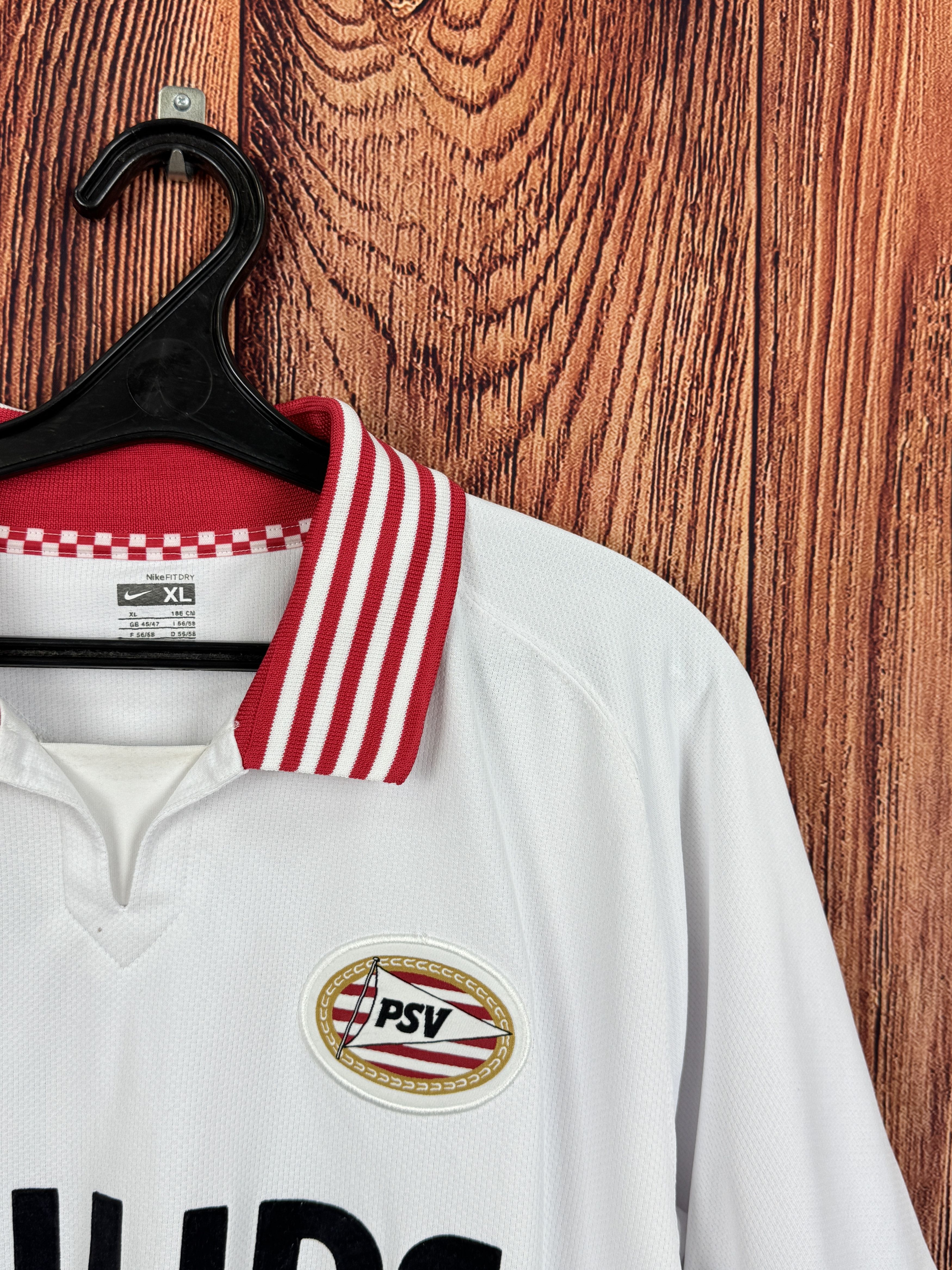 Nike 2007-2008 PSV NIKE Away White Football Soccer Jersey Kit Size US XL / EU 56 / 4 - 4 Thumbnail