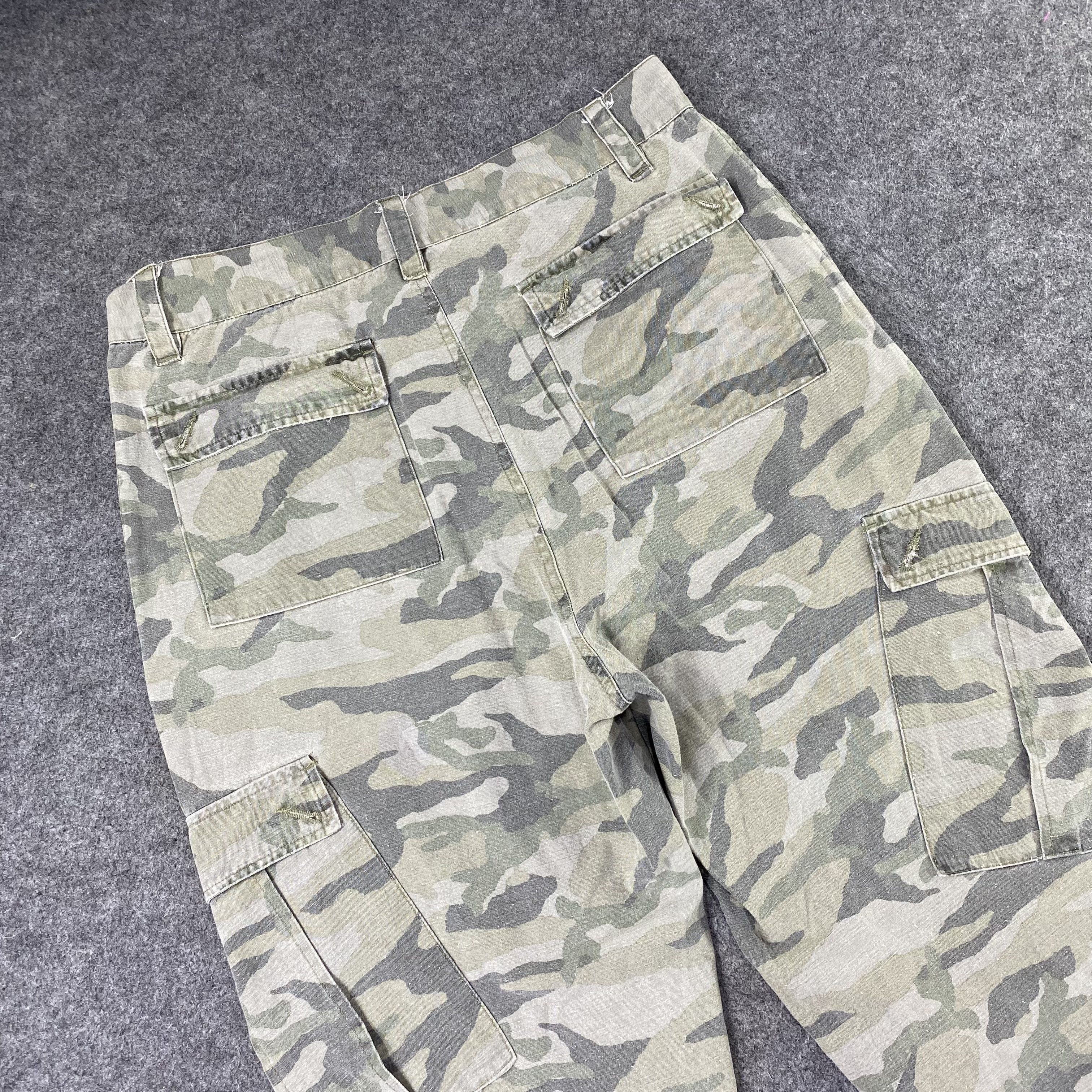 Japanese Brand × Vintage Vintage Military Camo Streetwear Cargo Pants-C016 Size US 32 / EU 48 - 6 Thumbnail