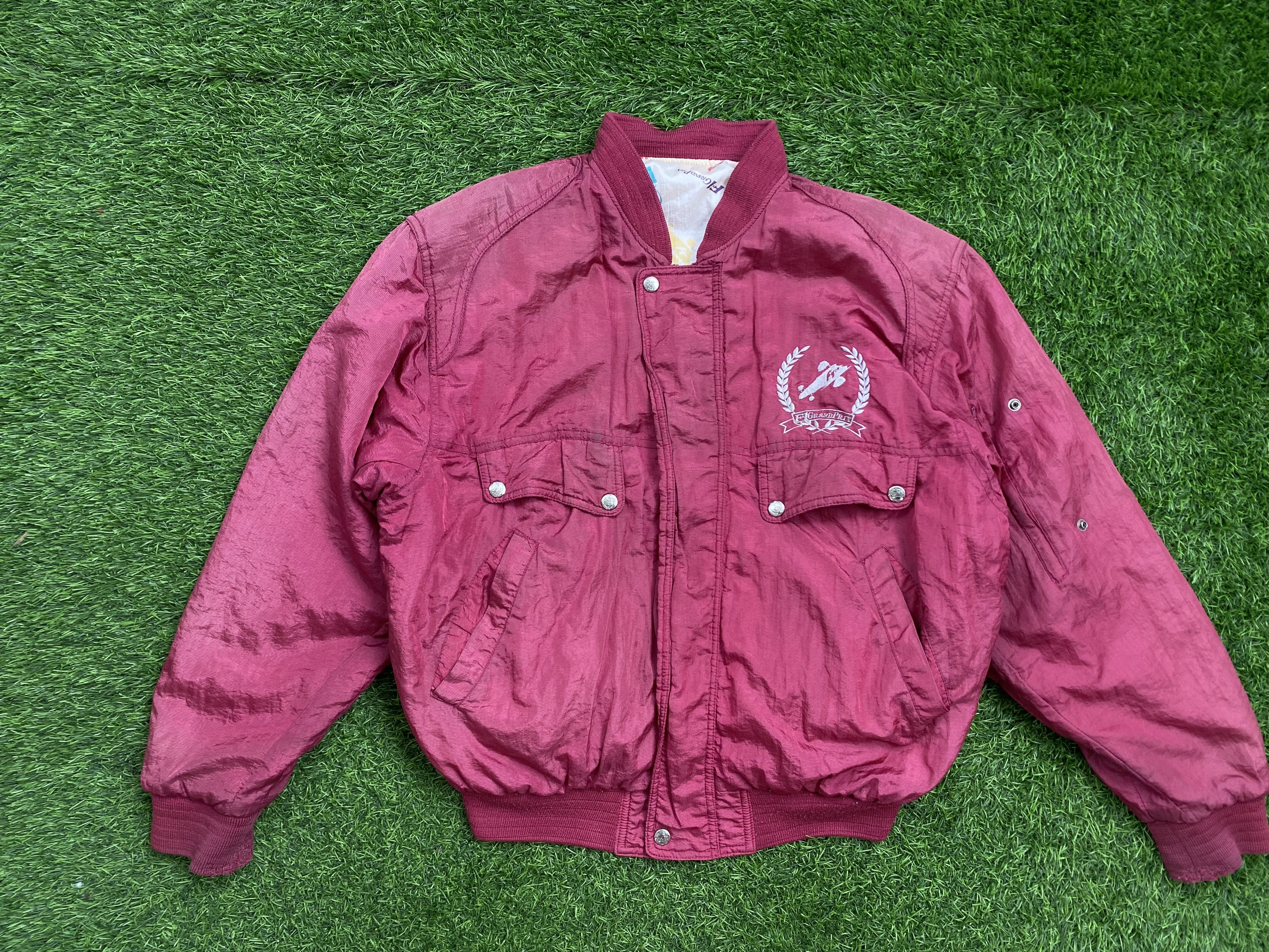 Formula 1 × Japanese Brand Vintage Kadoya F1 Japan Grandprix Reversible Jacket Size US L / EU 52-54 / 3 - 2 Thumbnail