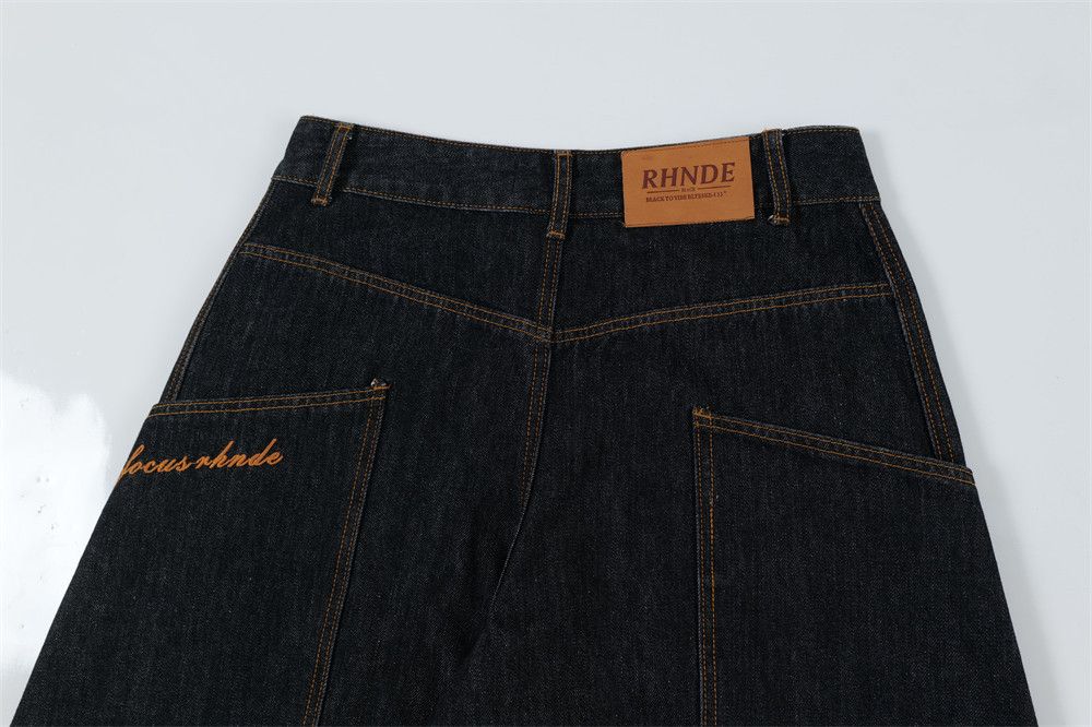 Japanese Brand × Vintage Men's American street style washed loose scimitar jeans Size US 32 / EU 48 - 5 Thumbnail