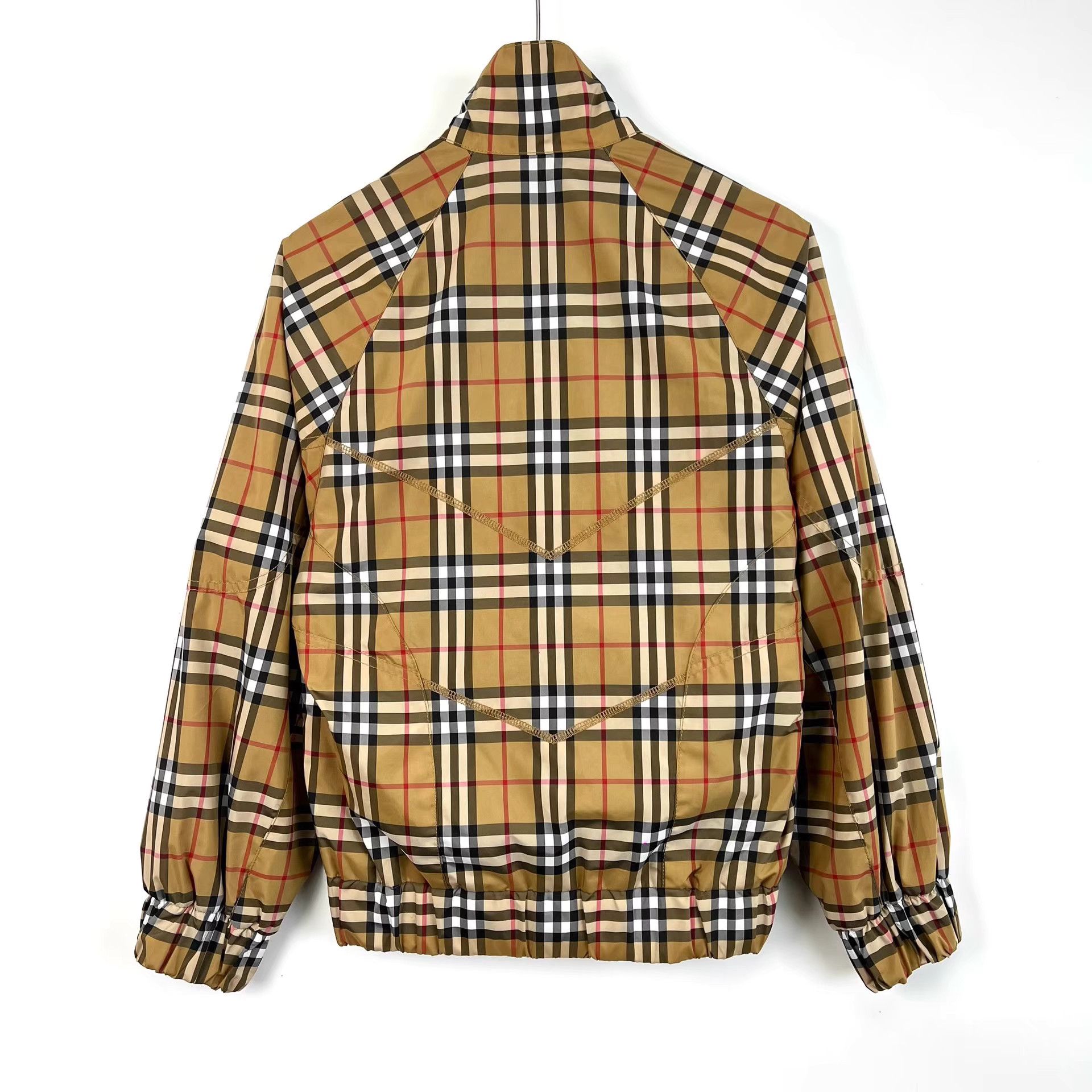 Burberry Burberry Check Stand Collar Zip-Up Long Sleeve Jacket K12 Size XXS / US 00 / IT 34 - 2 Thumbnail