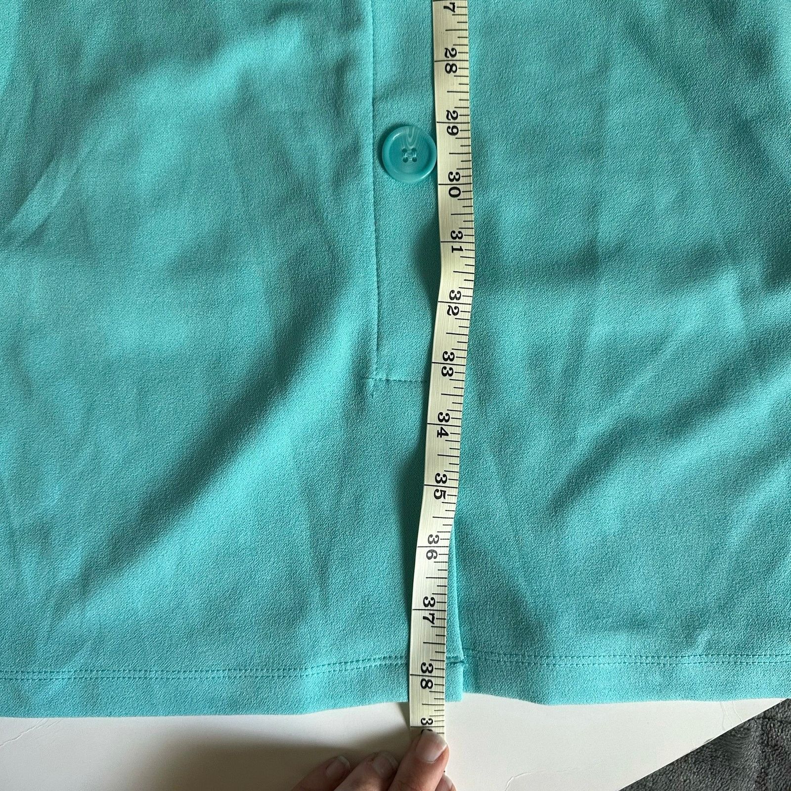 Other New York & Company Dress Turquoise Blue X-Large Belted NWT Size XL / US 12-14 / IT 48-50 - 11 Thumbnail