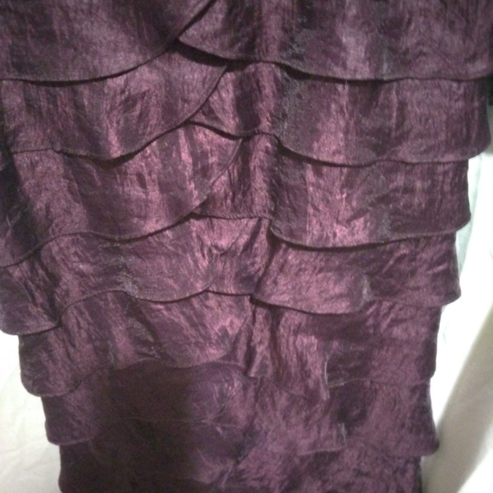 Other R&M Richards Tiered Dress Womens 8 Cocktail Sequin Lace Size M / US 6-8 / IT 42-44 - 7 Thumbnail