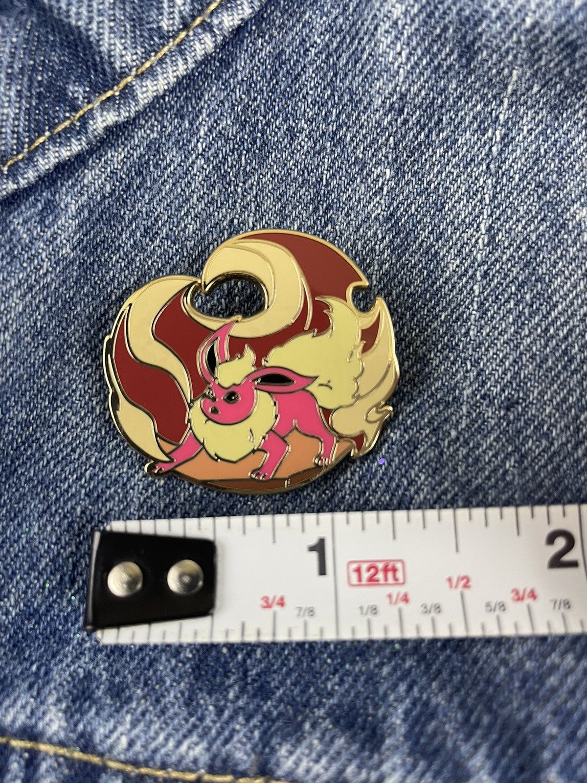 Other Flareon Enamel Pin Size ONE SIZE - 2 Thumbnail