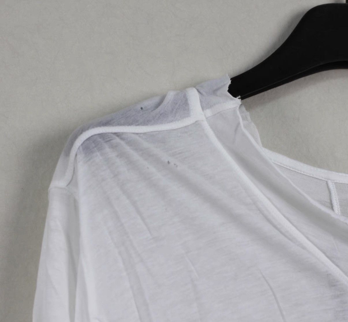 Rick Owens Rick Owens DRKSHDW White Oversized Short Sleeve T-Shirt Size US S / EU 44-46 / 1 - 4 Thumbnail