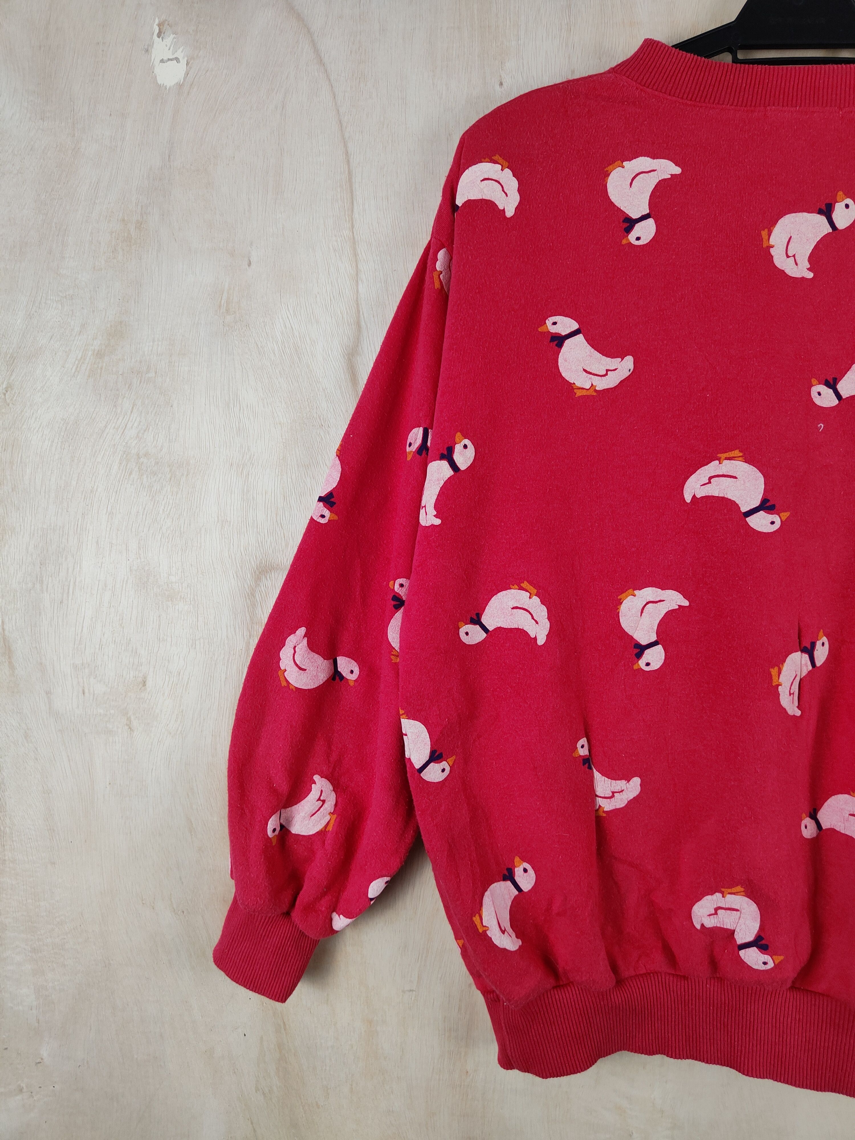 Japanese Brand Sydney 1955 Red Duck fullprint vintage Sweatshirts #S2559 Size US M / EU 48-50 / 2 - 9 Thumbnail