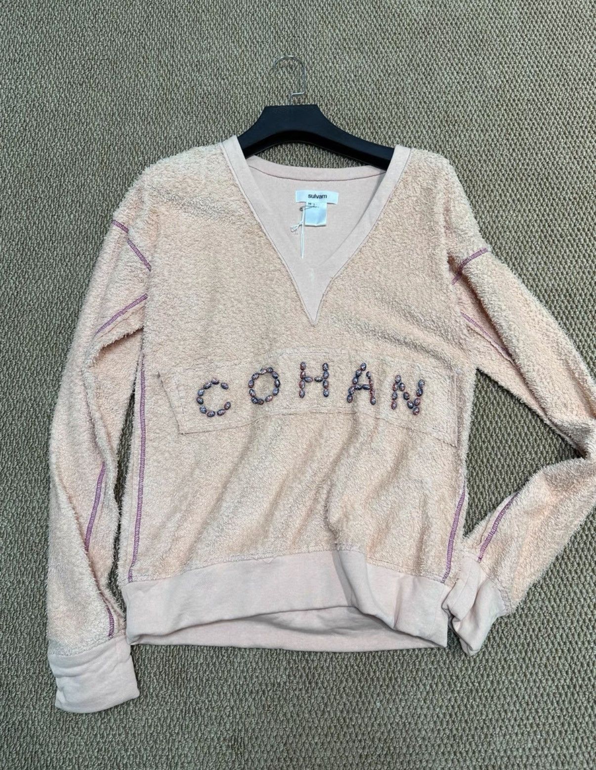 Sulvam Sulvam Terry Sweatshirt K23 Size M / US 6-8 / IT 42-44 - 1 Thumbnail