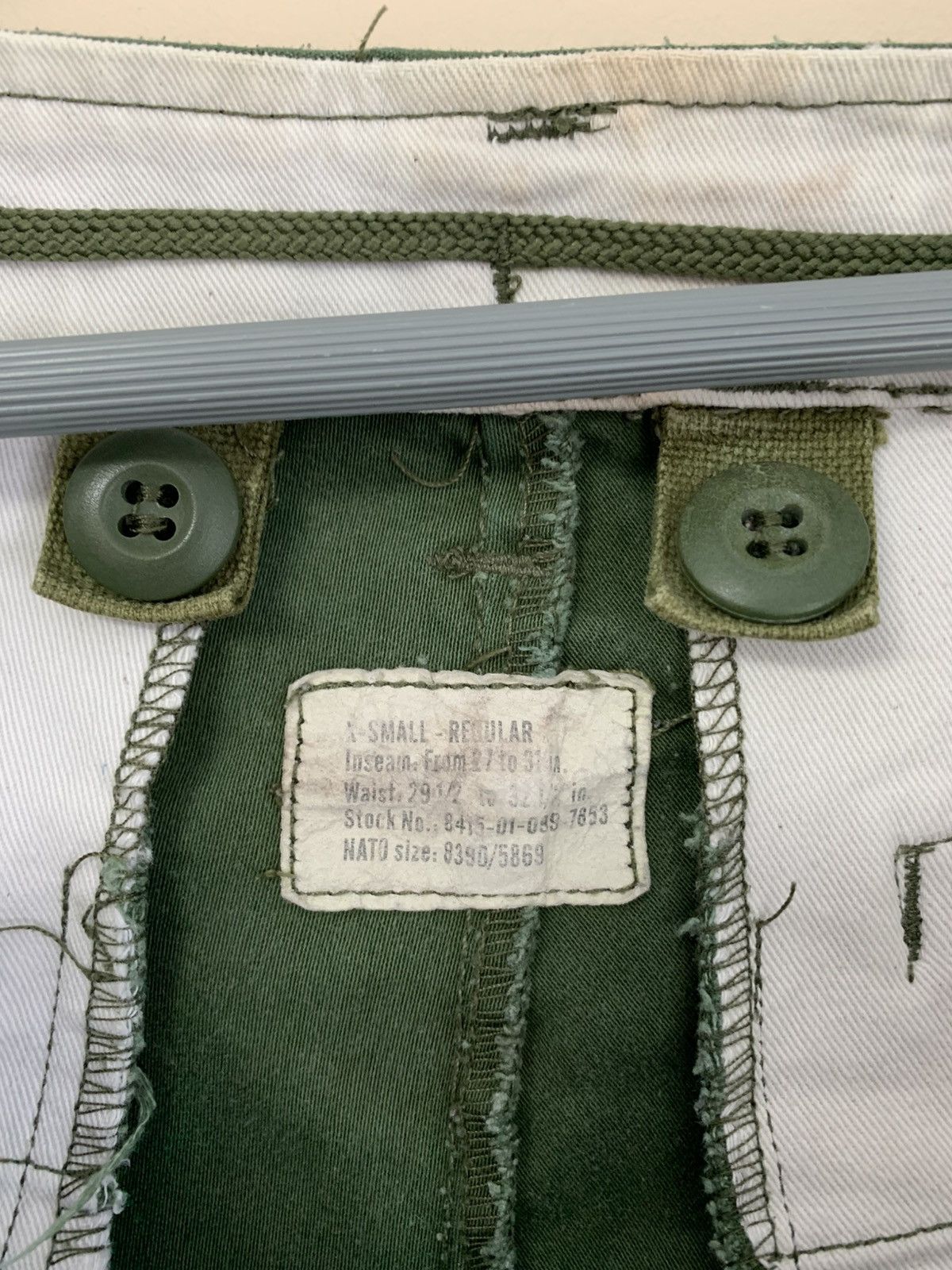 Other Vintage US Army M65 Cold Weather Pants OG-107 Vietnam 1971 Size US 28 / EU 44 - 2 Thumbnail
