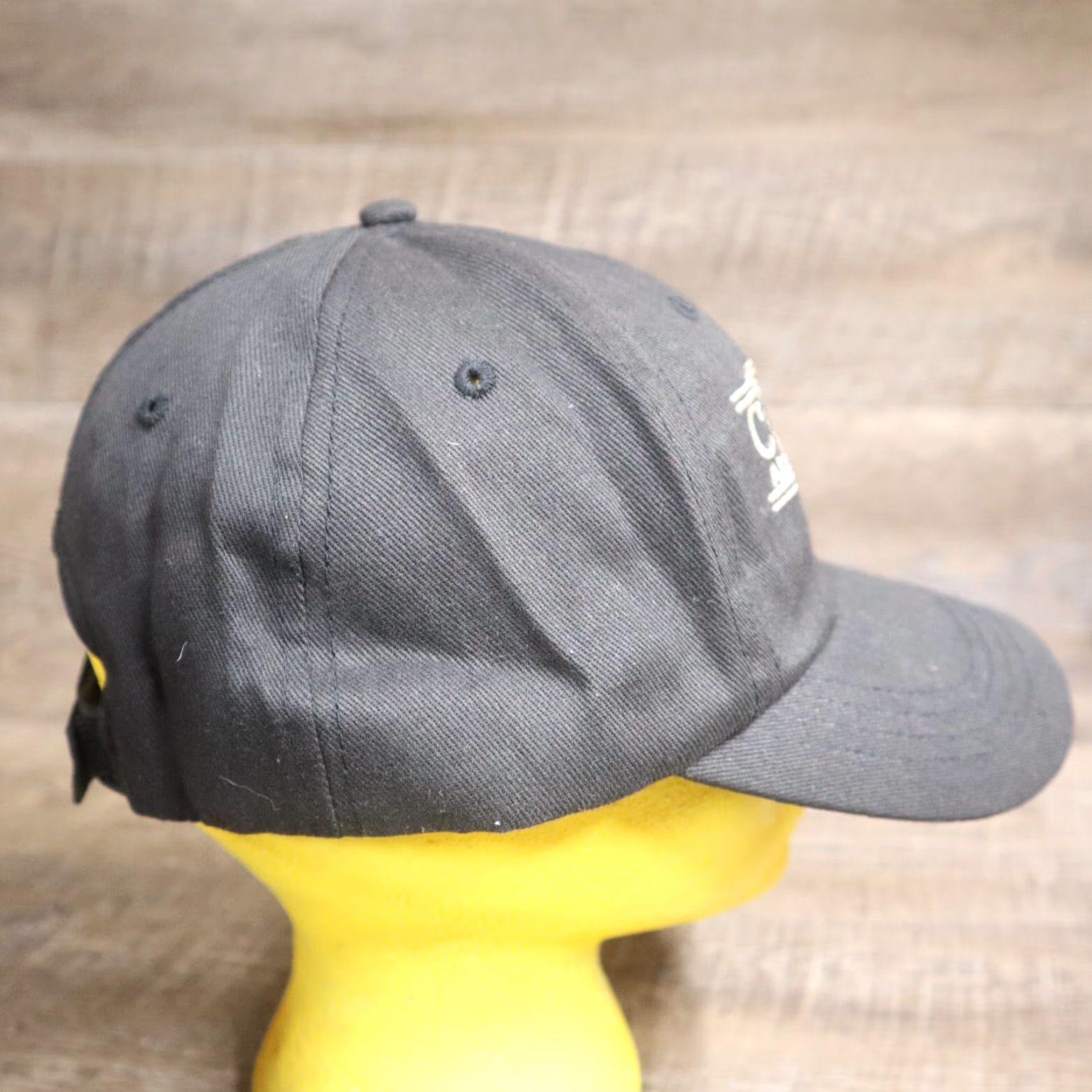 Vintage Cap Hat Made in USA Adult Adjustable StrapBack Canidae Hat Black USA Men Snapback Adjustable Cap Hat Mens Size ONE SIZE - 3 Thumbnail