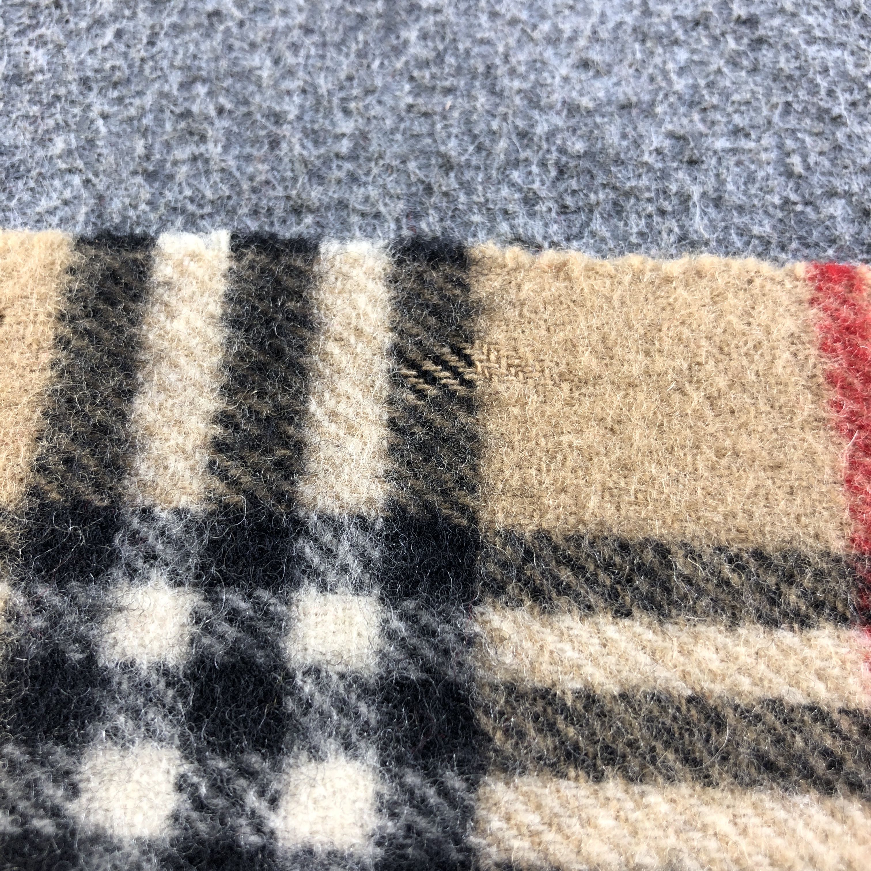 Burberry Burberrys Nova Check Wool Scarf Muffler Neckwear V2662 Size ONE SIZE - 5 Thumbnail