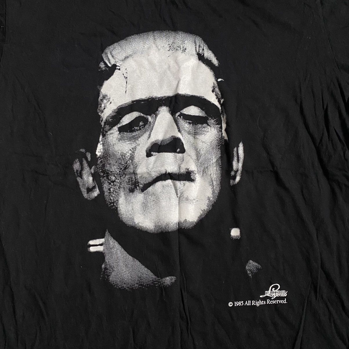 Universal Studios × Vintage VINTAGE FRANKENSTEIN CREEPY FACE 1985 BIG FACE FILM T SHIRT Size US L / EU 52-54 / 3 - 2 Thumbnail