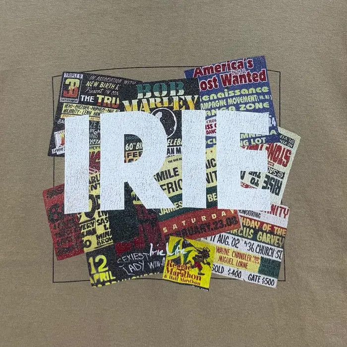 Vintage Vintage IRIE BOB MARLEY Reggae Music Artwork Tee Shirt Size US L / EU 52-54 / 3 - 3 Thumbnail