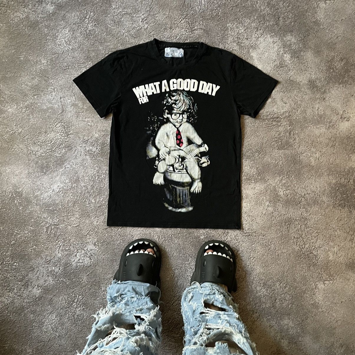 Vintage Vintage Y2K Punk Graphic Tee Sun Faded Black Skate Relaxed M Size US M / EU 48-50 / 2 - 1 Thumbnail