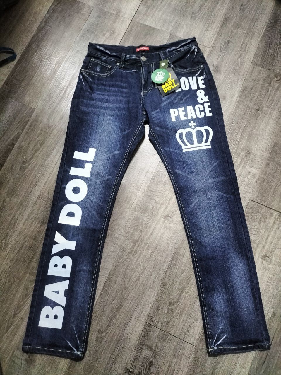 Japanese Brand Japanese denim BABY DOLL seagull print like evisu jeans Size US 30 / EU 46 - 12 Thumbnail
