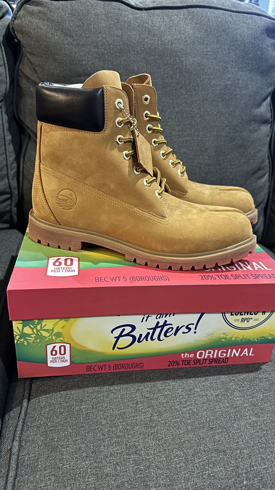 ESENES WORLDWIDE Esenes Tabi Timbs - Sz 12 Size US 12 / EU 45 - 3 Thumbnail