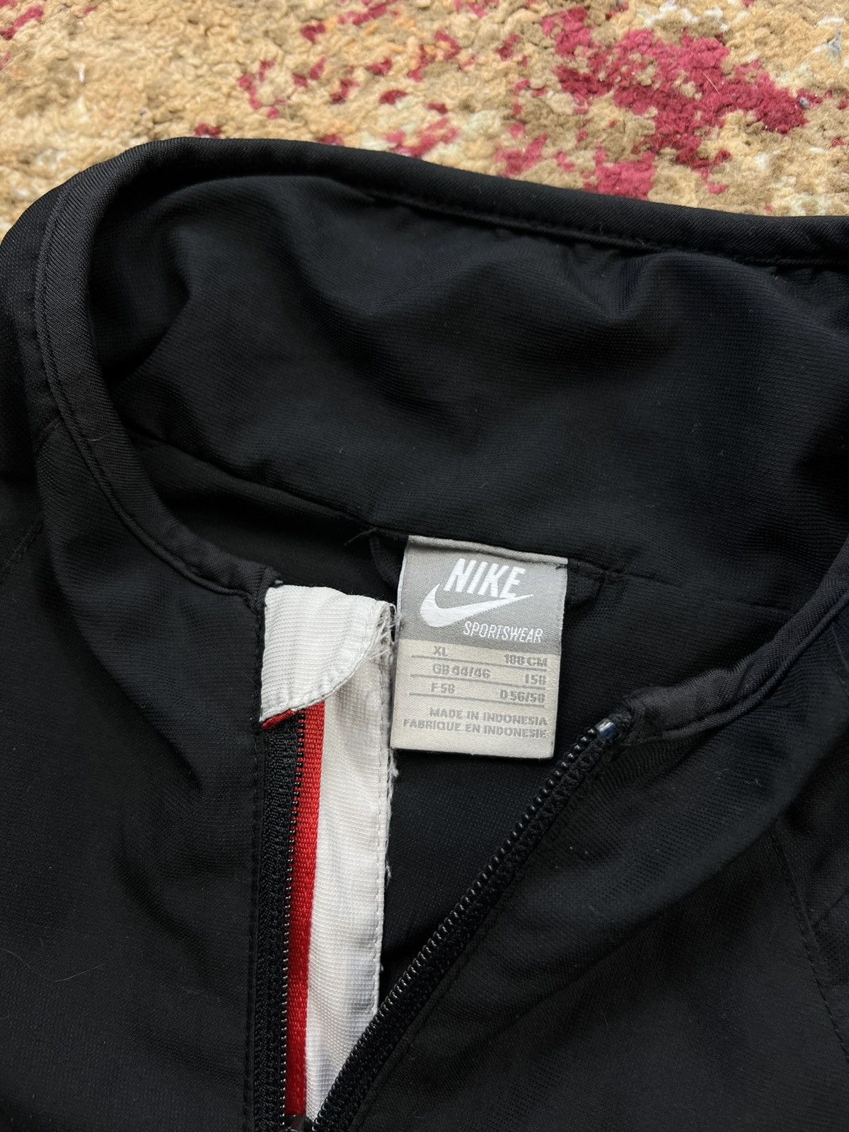 Nike × Vintage 90’s NIKE RETRO TRACK JACKET BIG SLEEVE LOGO SWOOSH Y2K Size US XL / EU 56 / 4 - 3 Thumbnail