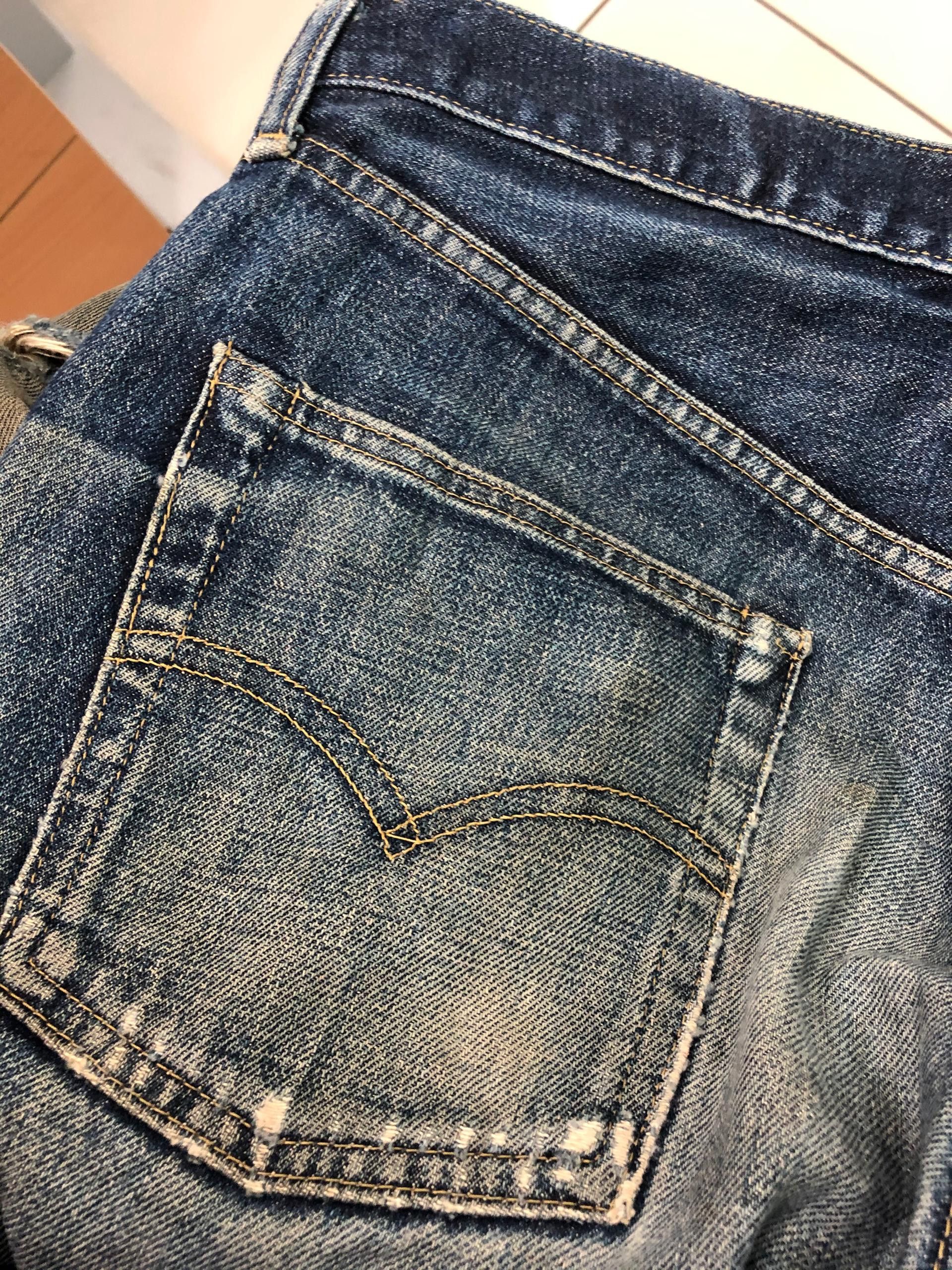 4GSELLER × Levi's Levi's 503 Selvedge denim 5 button distress made in Japan Size US 32 / EU 48 - 10 Thumbnail