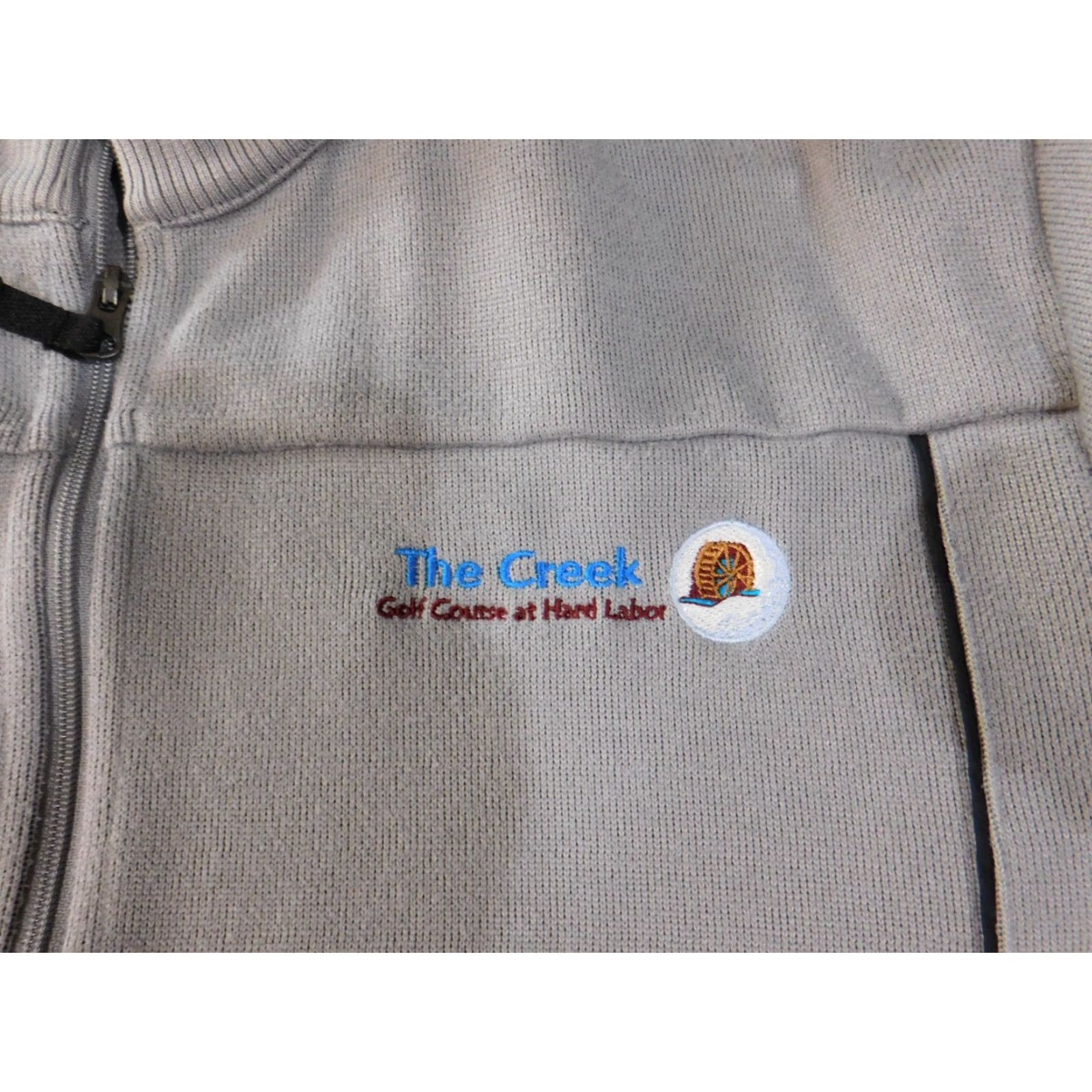 Adidas Adidas Jacket Mens L Gray Full Zip Logo Classic Golf Polyester Jersey Mid-Length" Size US L / EU 52-54 / 3 - 6 Thumbnail